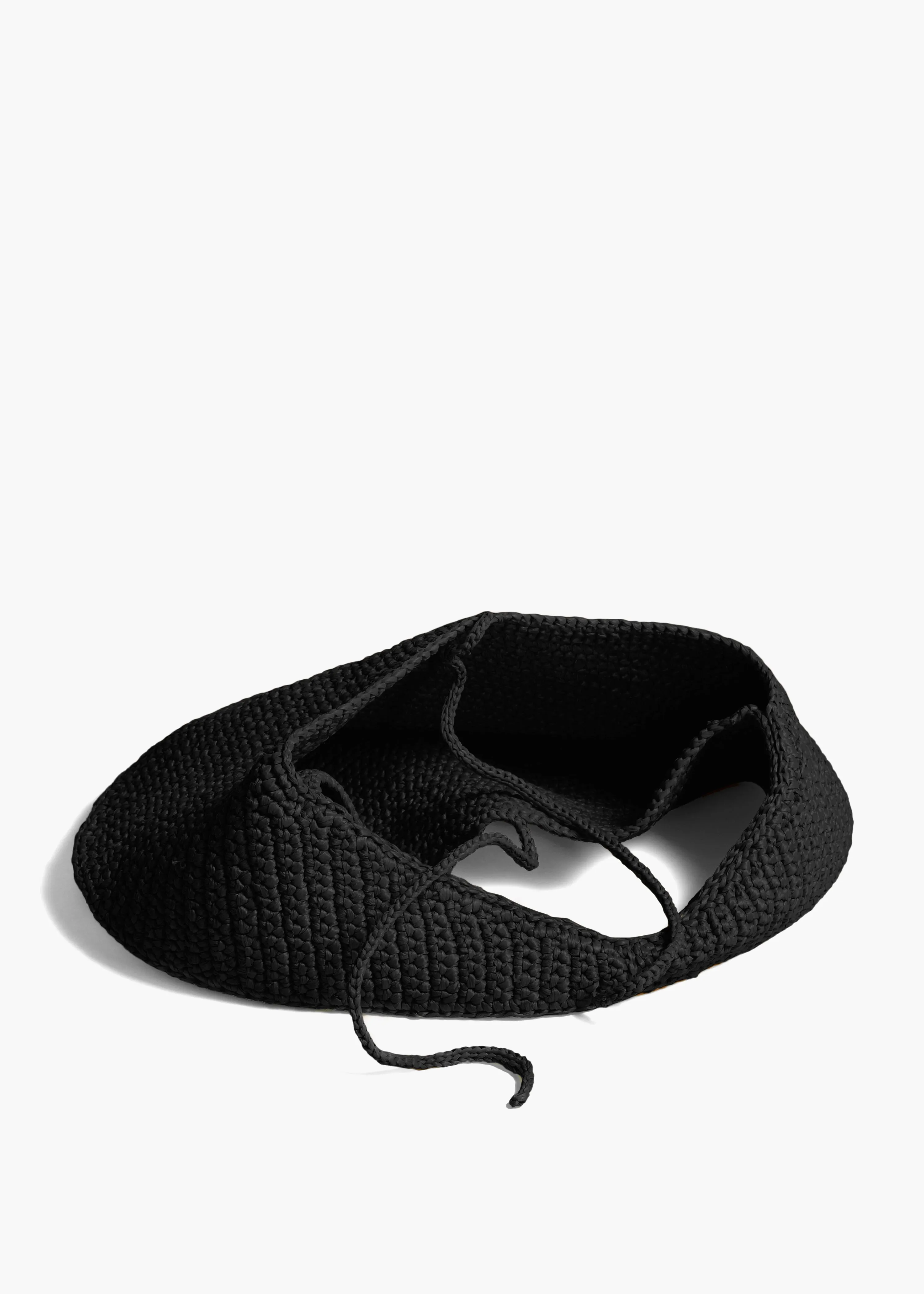 Medium Olivia Hobo in Black Raffia sold by KHAITE product image thumbnail 3