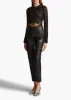 Lenn Pant in Black Leather sold by KHAITE