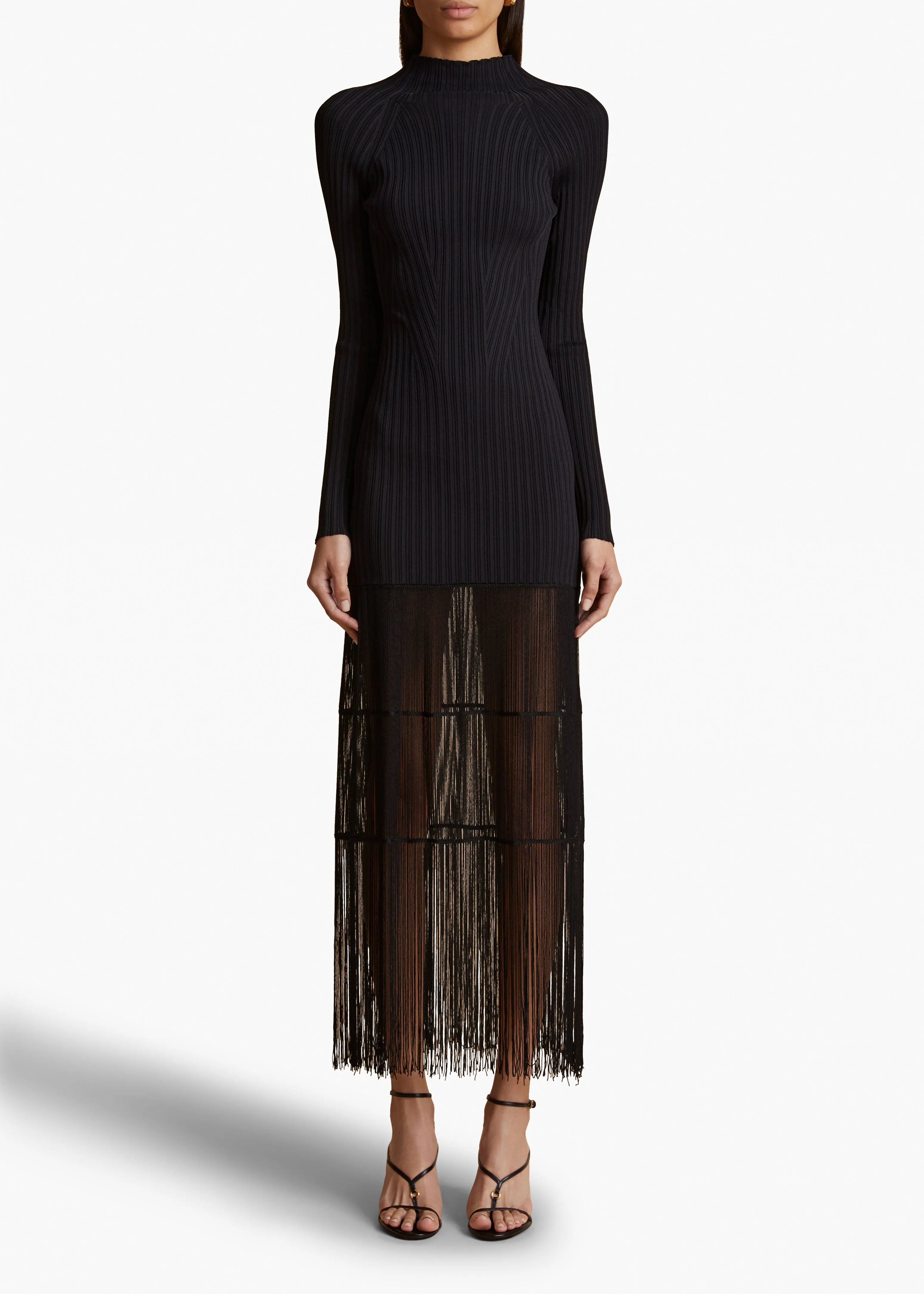 Cedar Dress in Black sold by KHAITE product image thumbnail 2