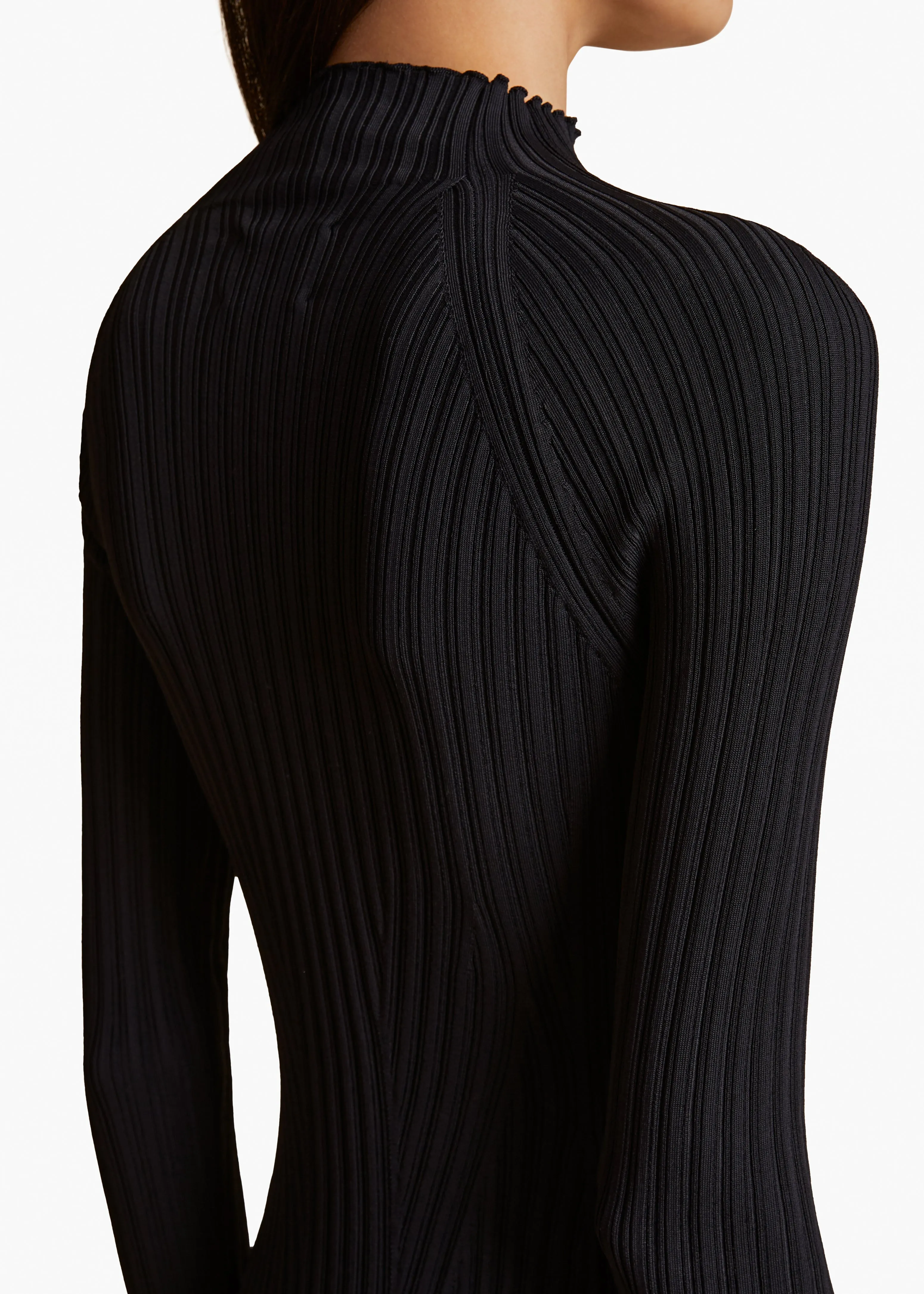 Cedar Dress in Black sold by KHAITE product image thumbnail 5