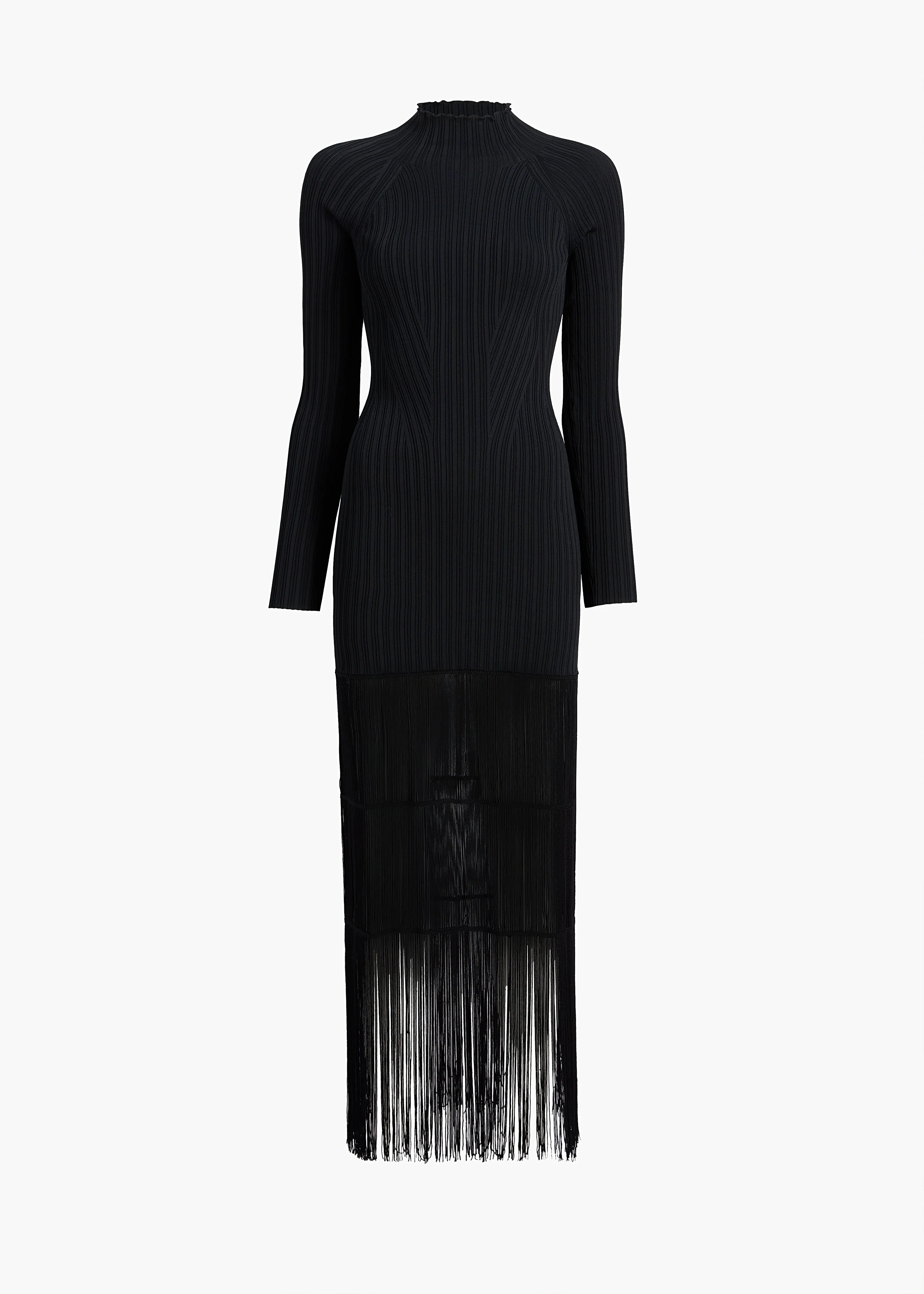 Cedar Dress in Black sold by KHAITE