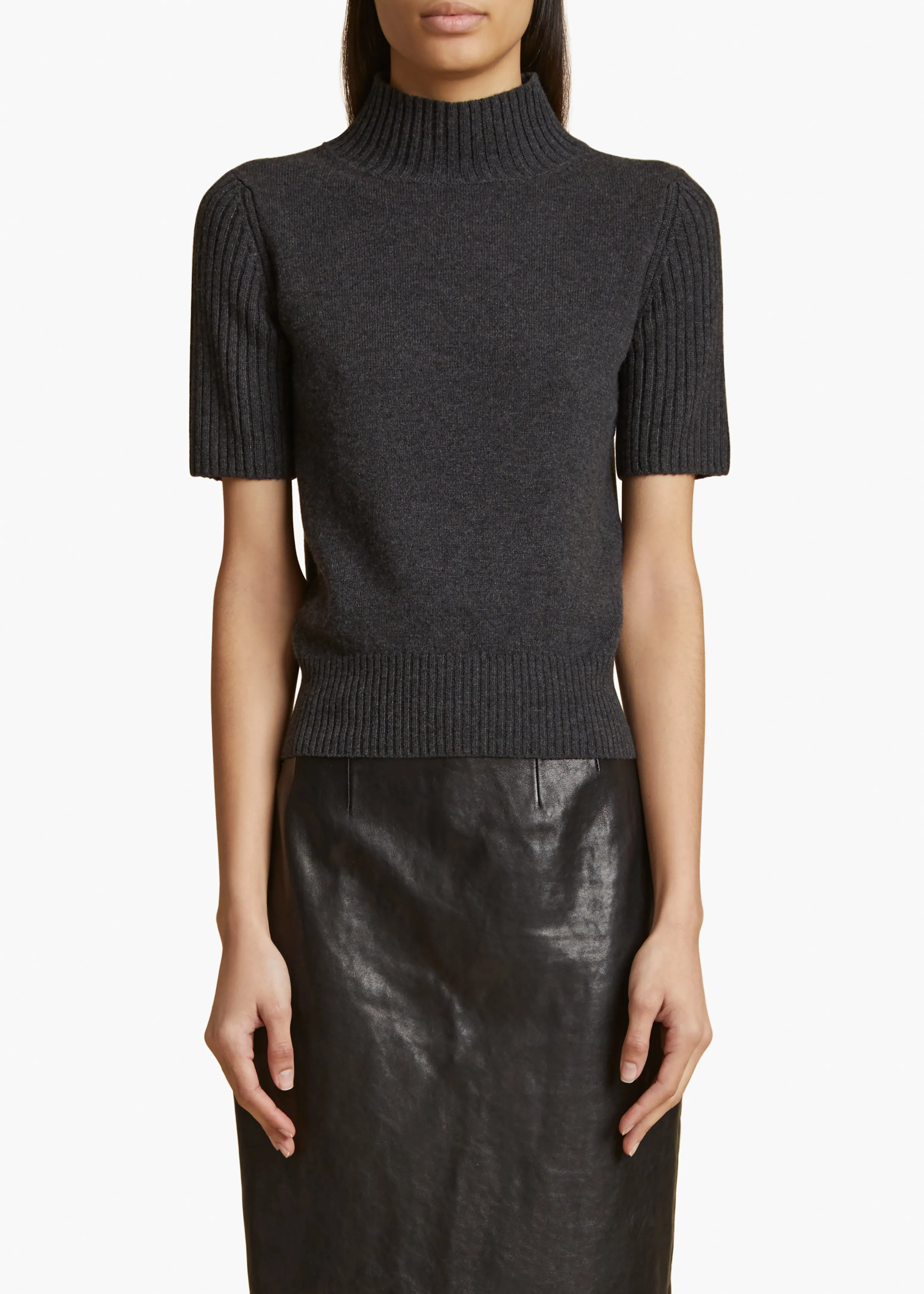 Cecil Sweater in Storm sold by KHAITE product image thumbnail 3