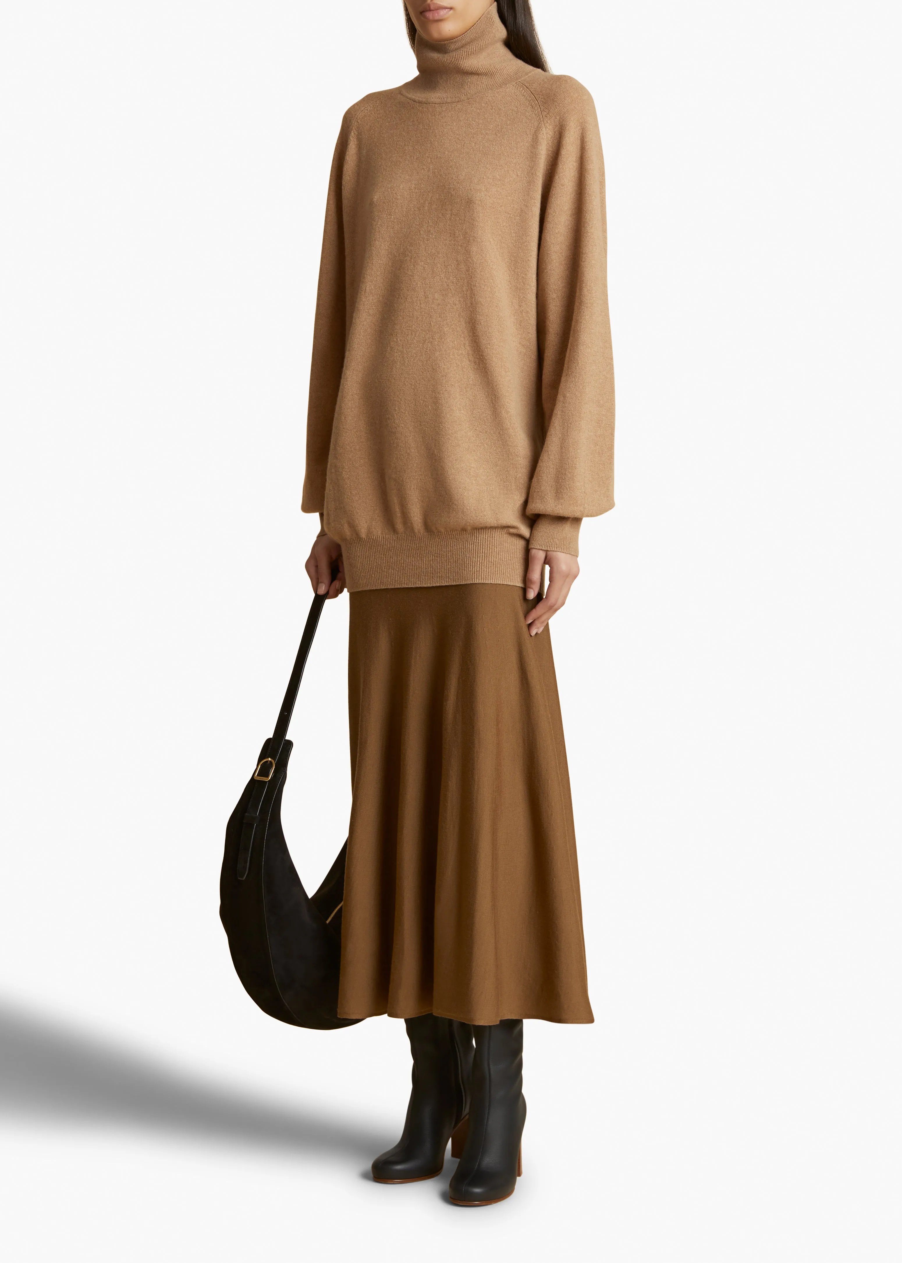 Percy Sweater in Camel sold by KHAITE product image thumbnail 2