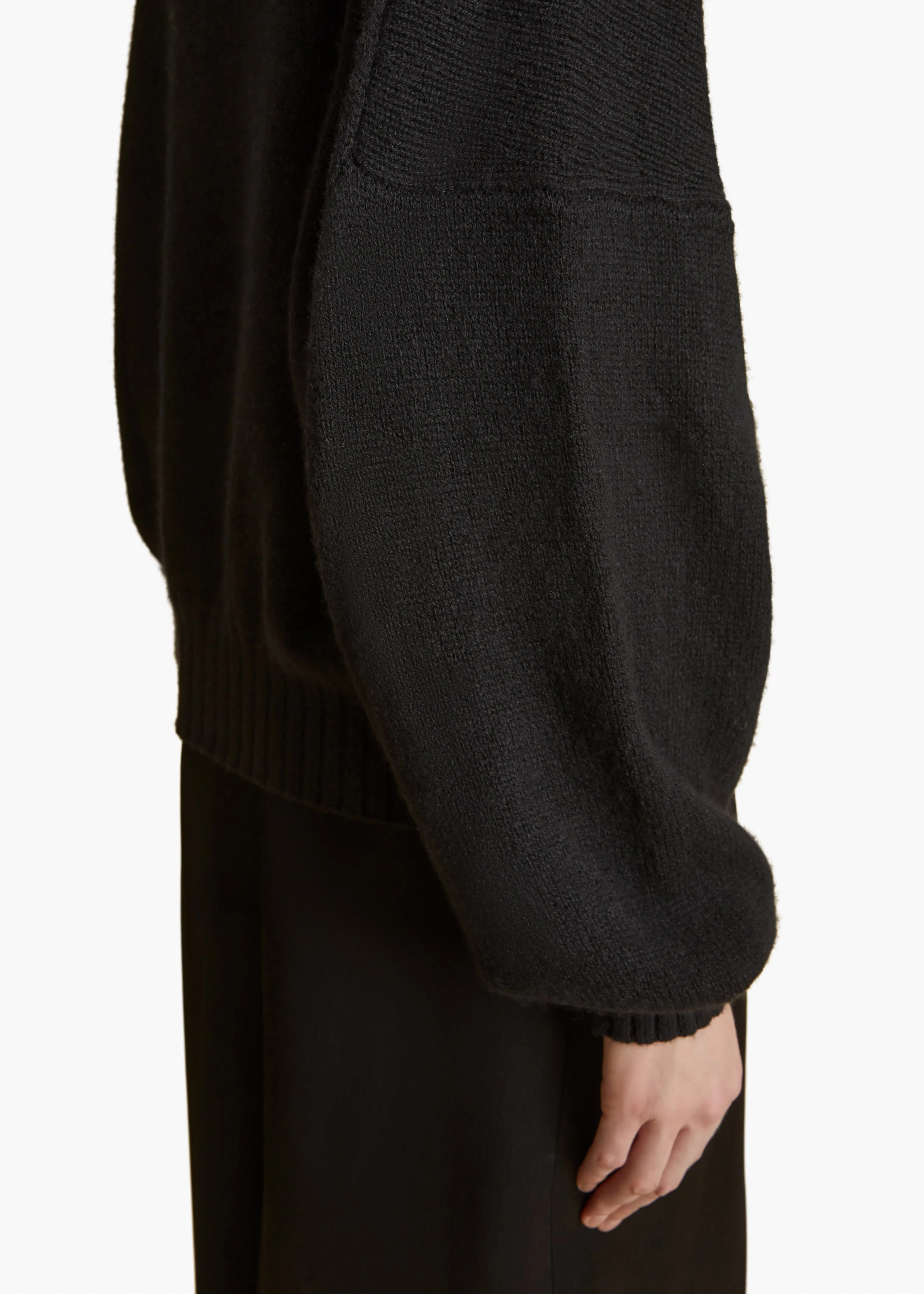 Morris Sweater in Black sold by KHAITE product image thumbnail 5