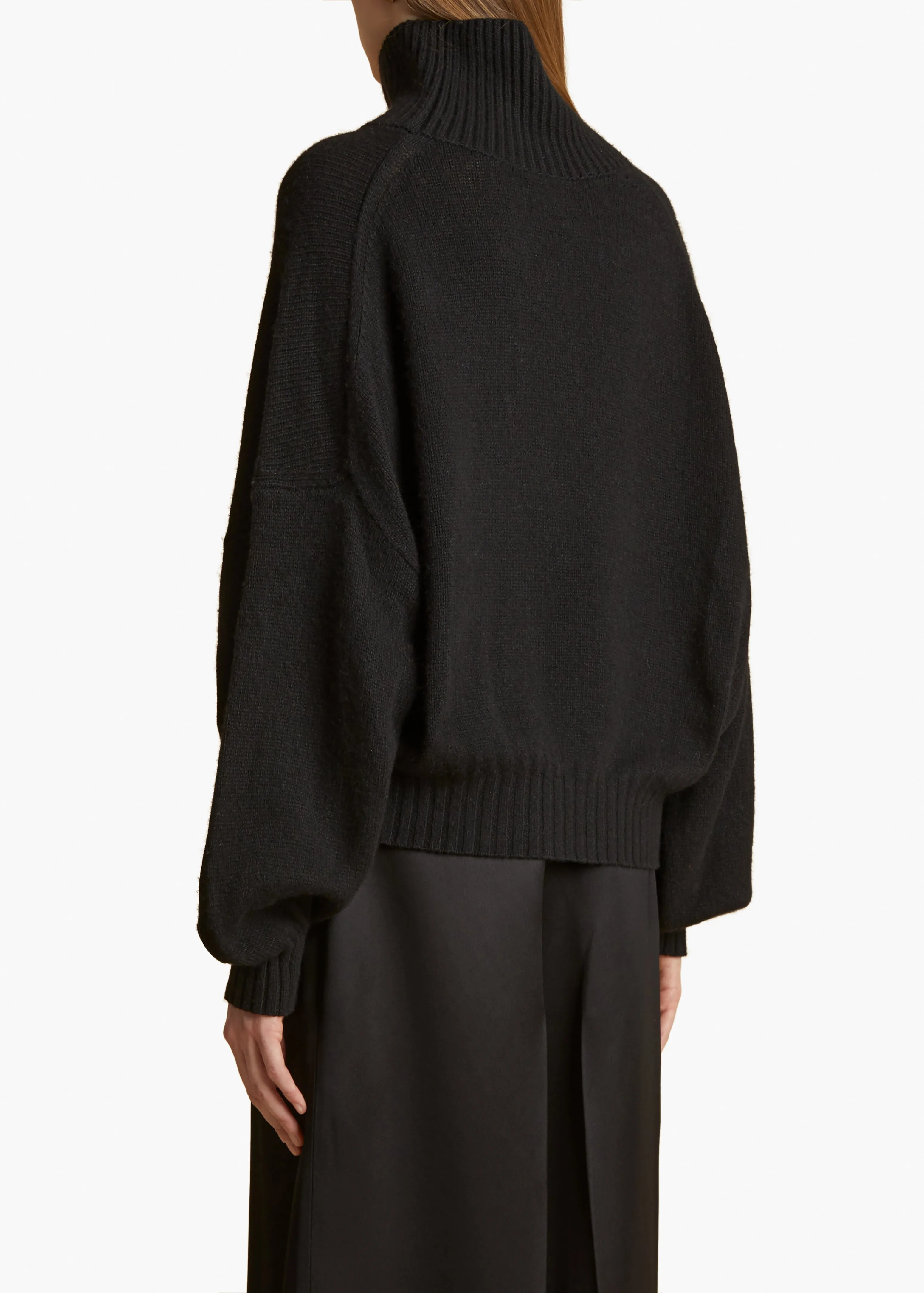 Morris Sweater in Black sold by KHAITE product image thumbnail 4