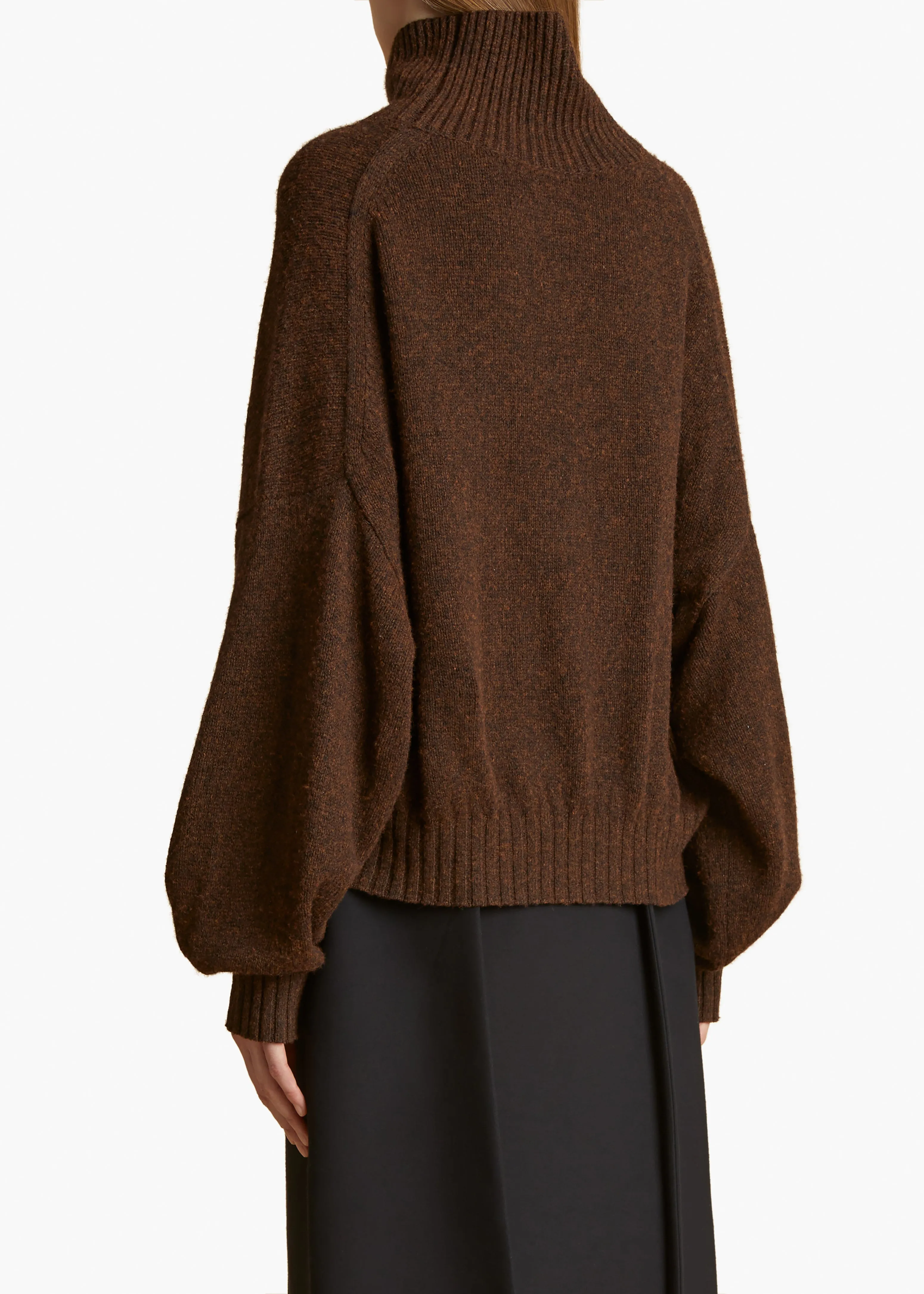 Morris Sweater in Chestnut sold by KHAITE product image thumbnail 4