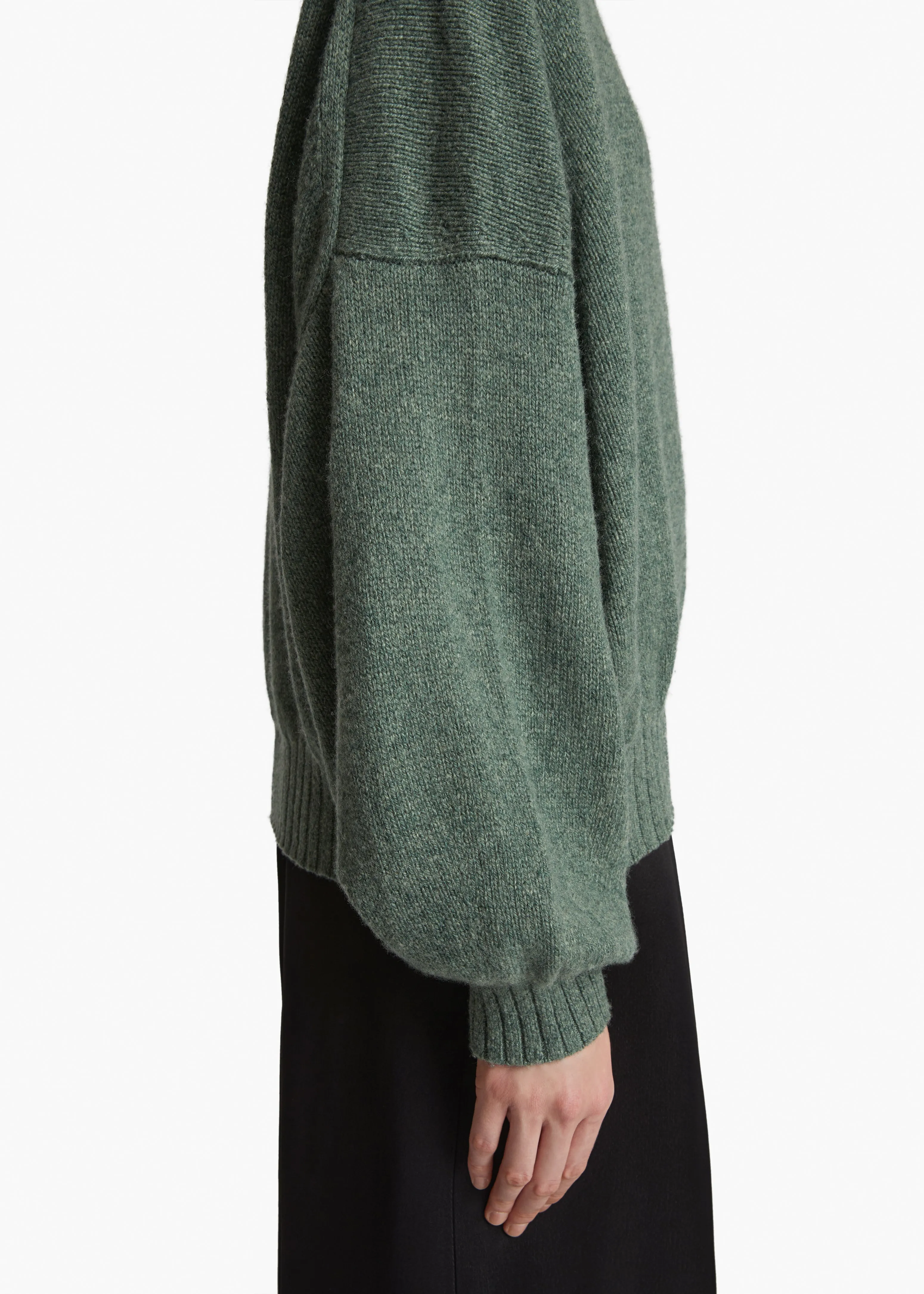 Morris Sweater in Eucalyptus sold by KHAITE product image thumbnail 5