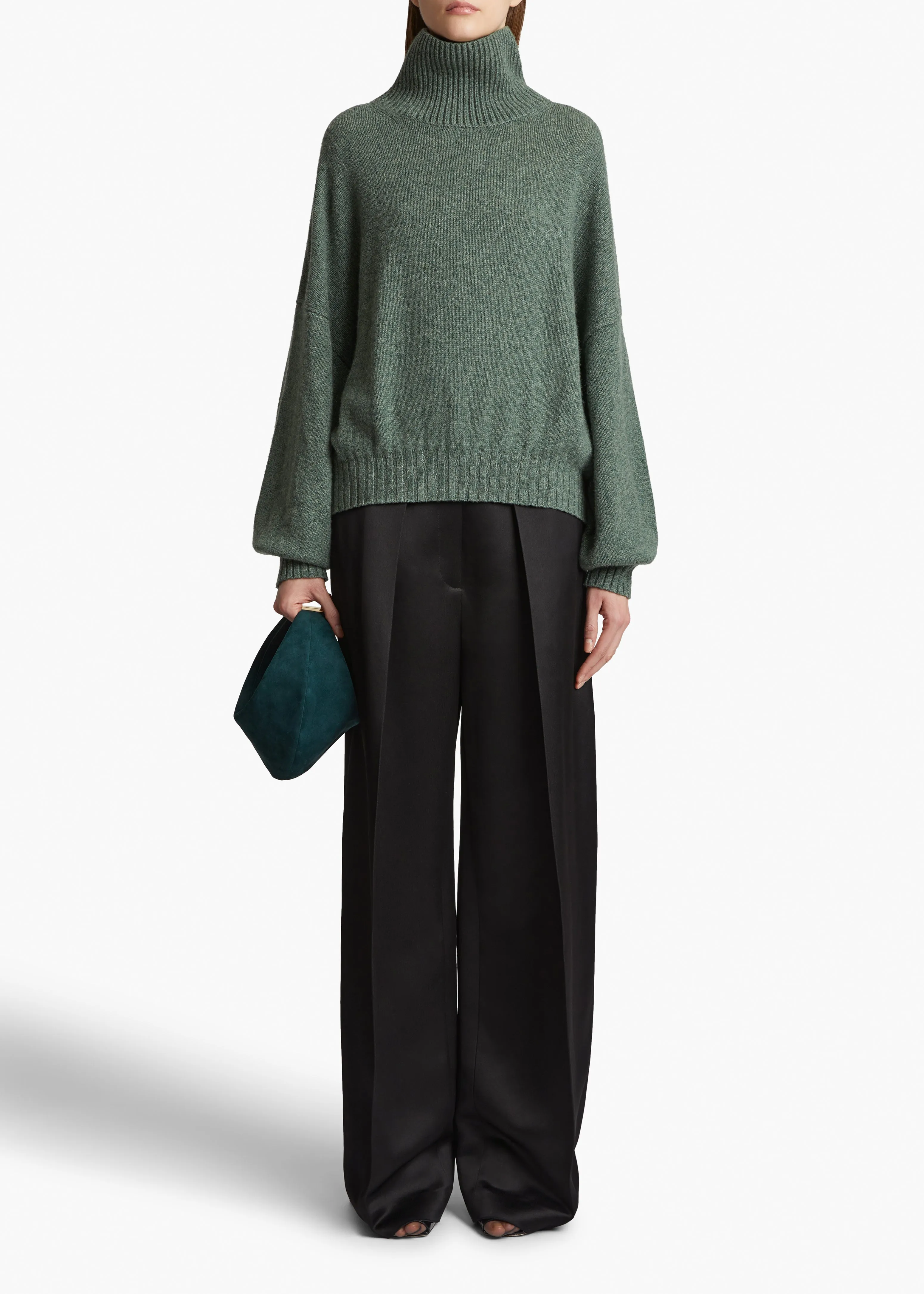 Morris Sweater in Eucalyptus sold by KHAITE product image thumbnail 2