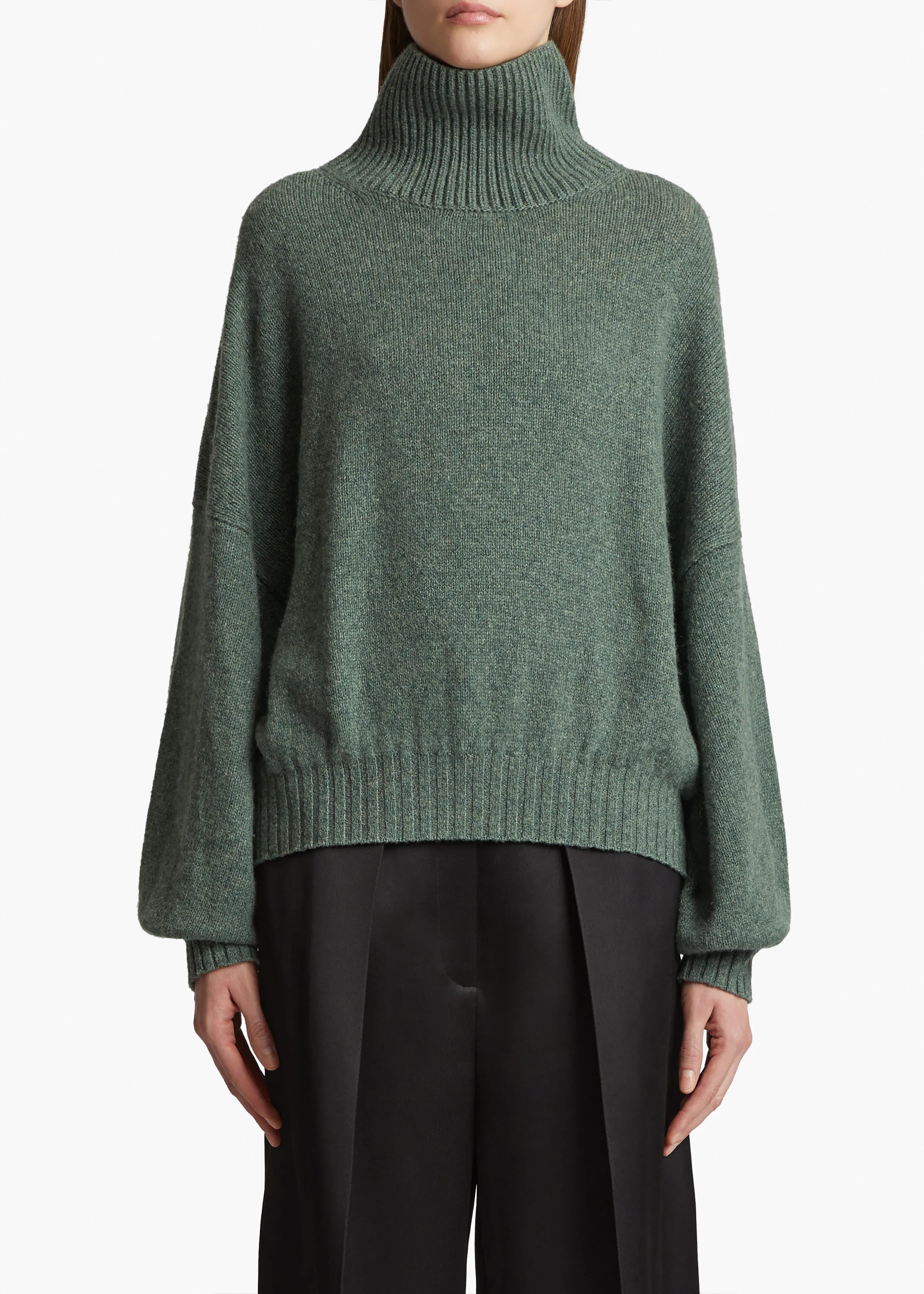 Morris Sweater in Eucalyptus sold by KHAITE product image thumbnail 3