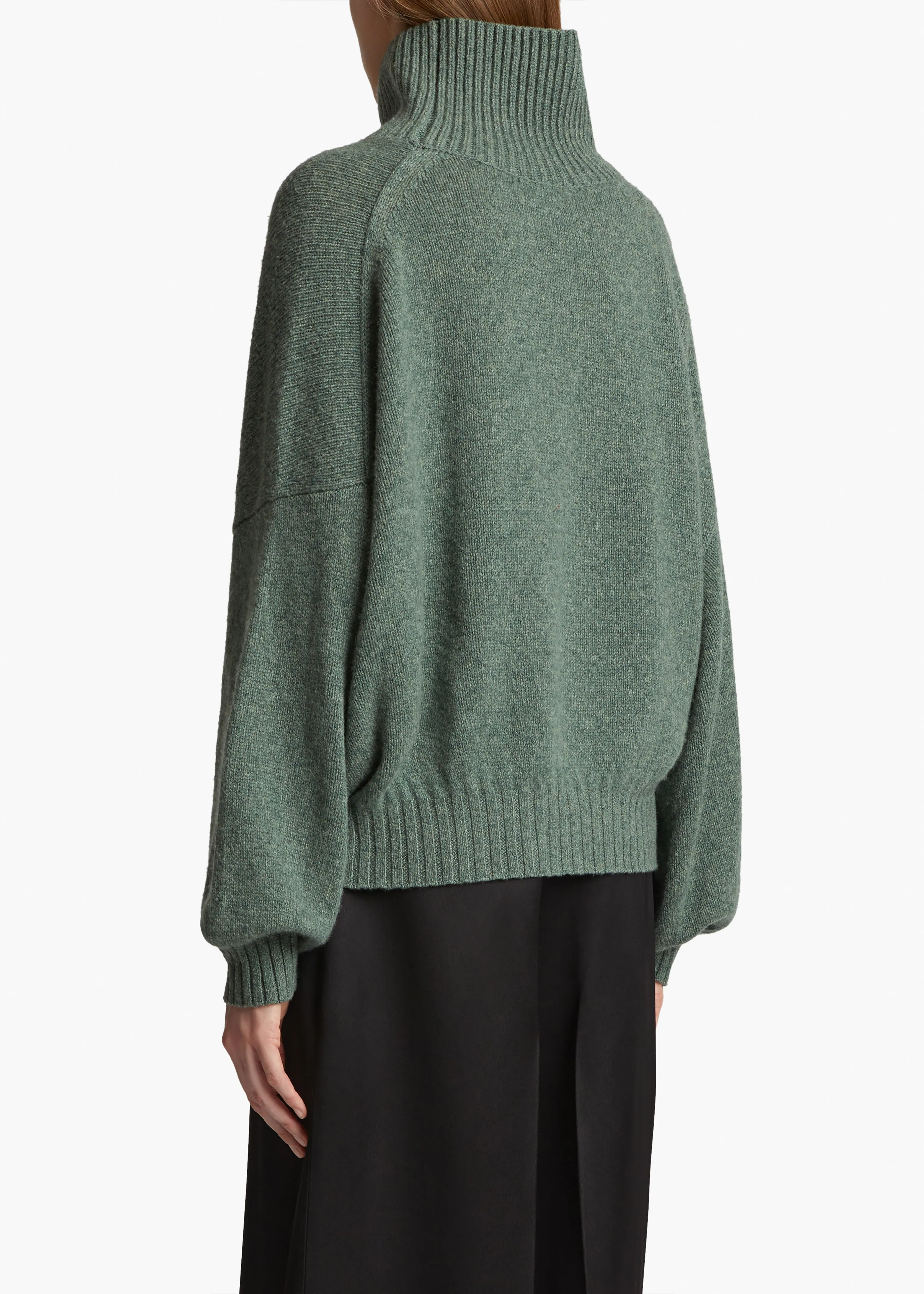 Morris Sweater in Eucalyptus sold by KHAITE product image thumbnail 4