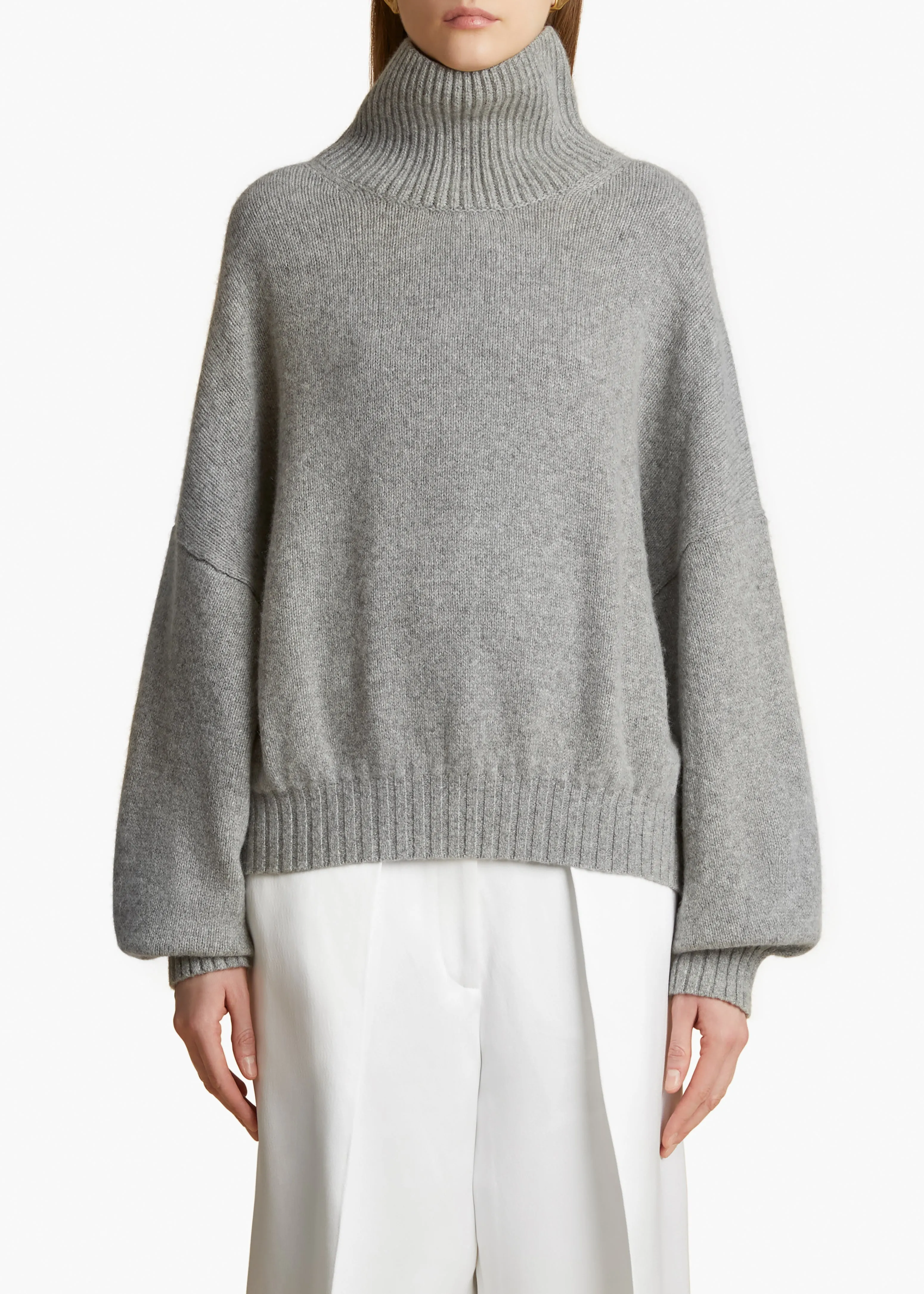 Morris Sweater in Granite sold by KHAITE product image thumbnail 3