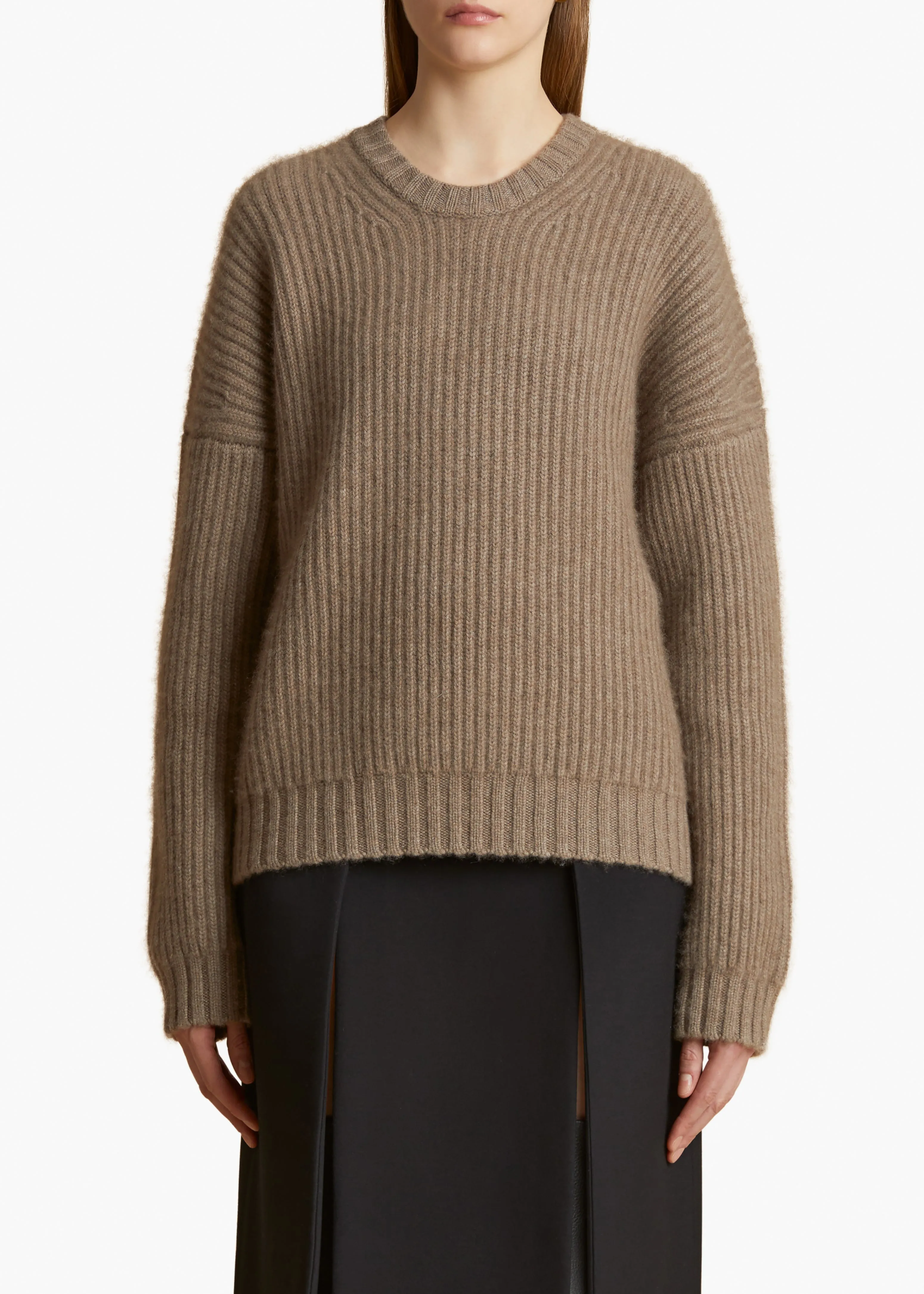 Manuela Sweater in Barley sold by KHAITE product image thumbnail 3