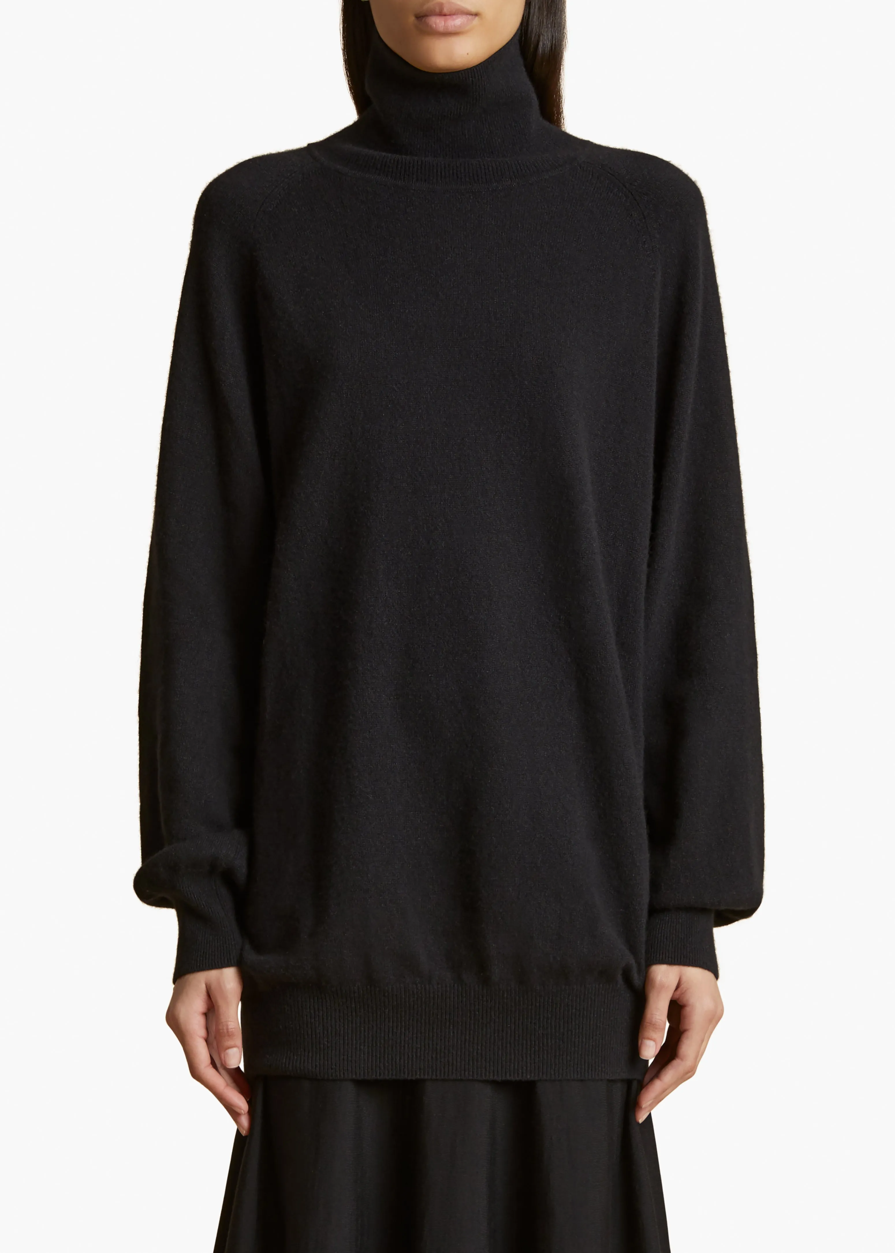 Percy Sweater in Black sold by KHAITE product image thumbnail 3