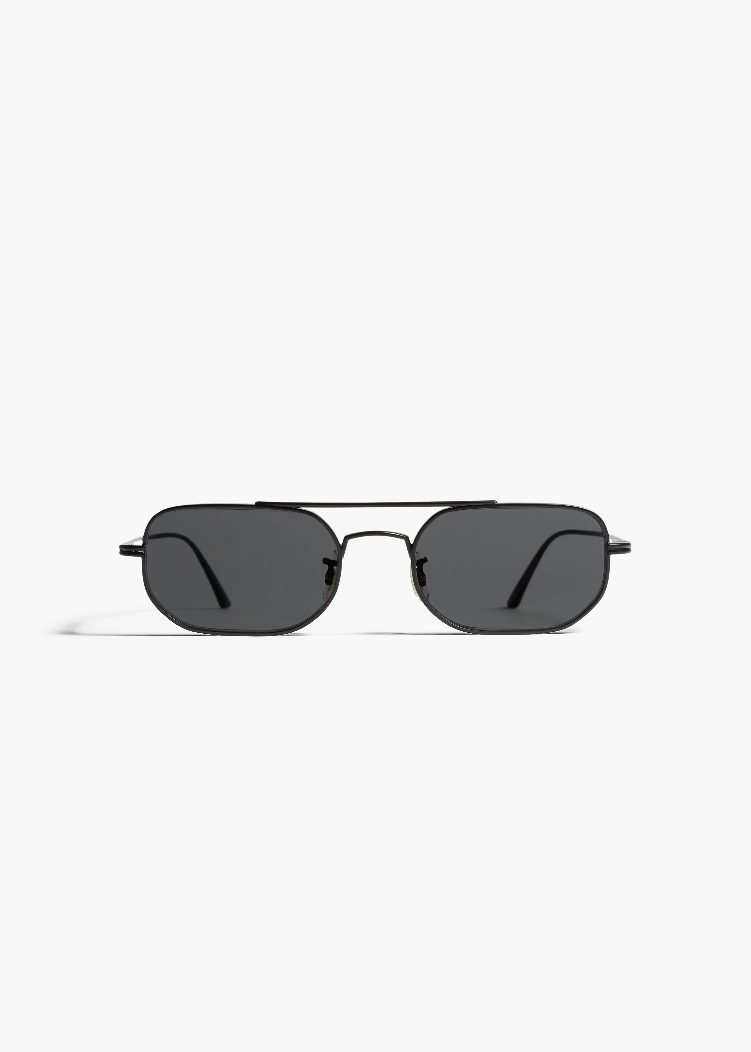 KHAITE x Oliver Peoples 1989C in Matte Black and Grey sold by KHAITE
