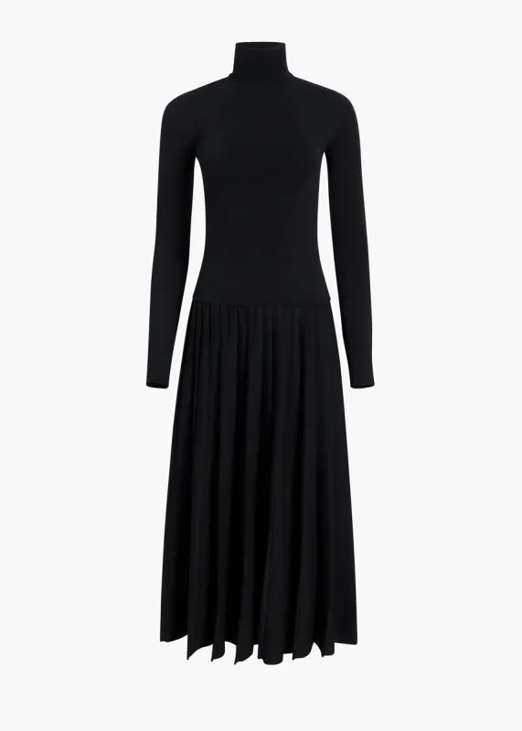Lisette Dress in Black sold by KHAITE