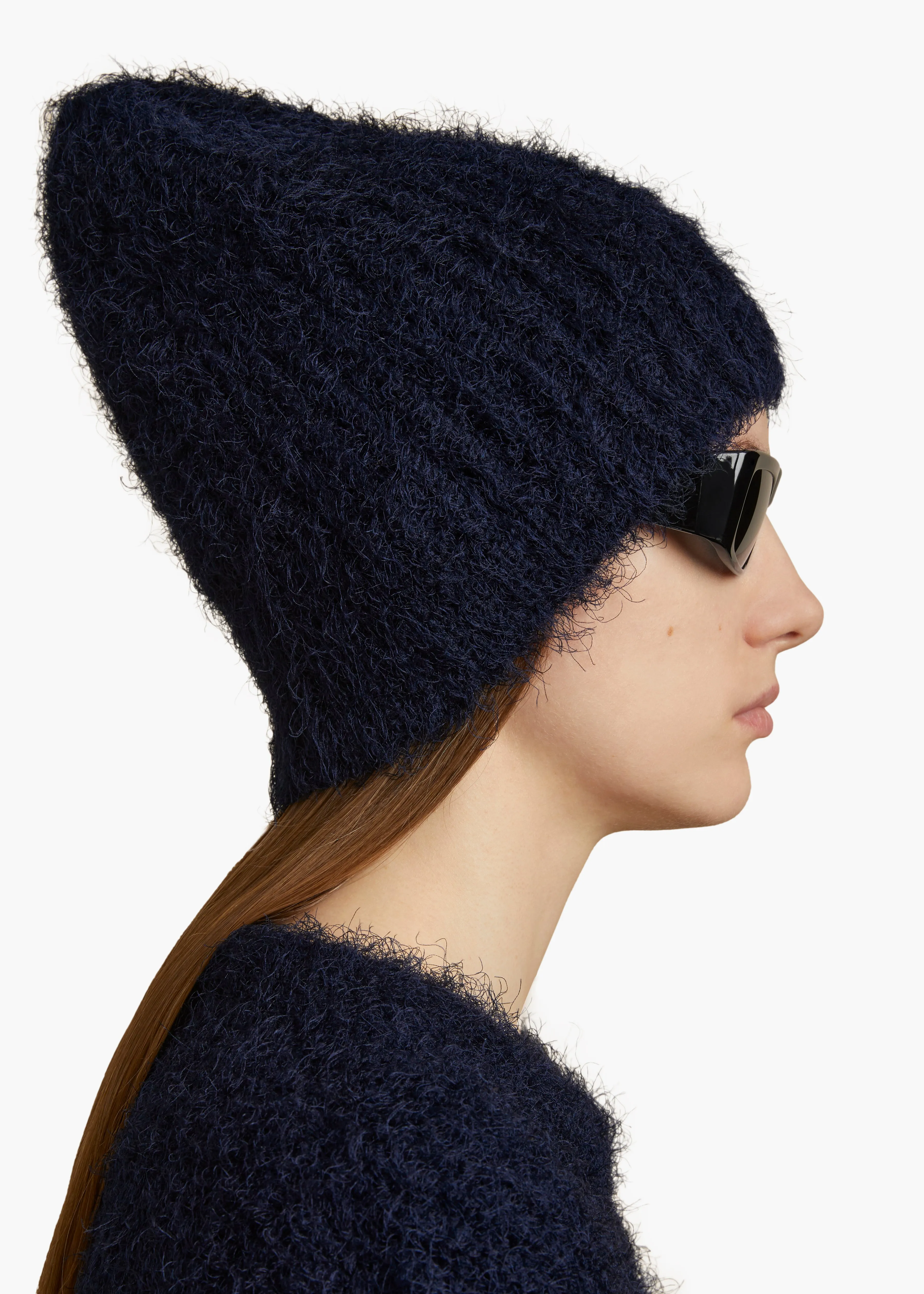 Rylee Beanie in Navy sold by KHAITE product image thumbnail 2