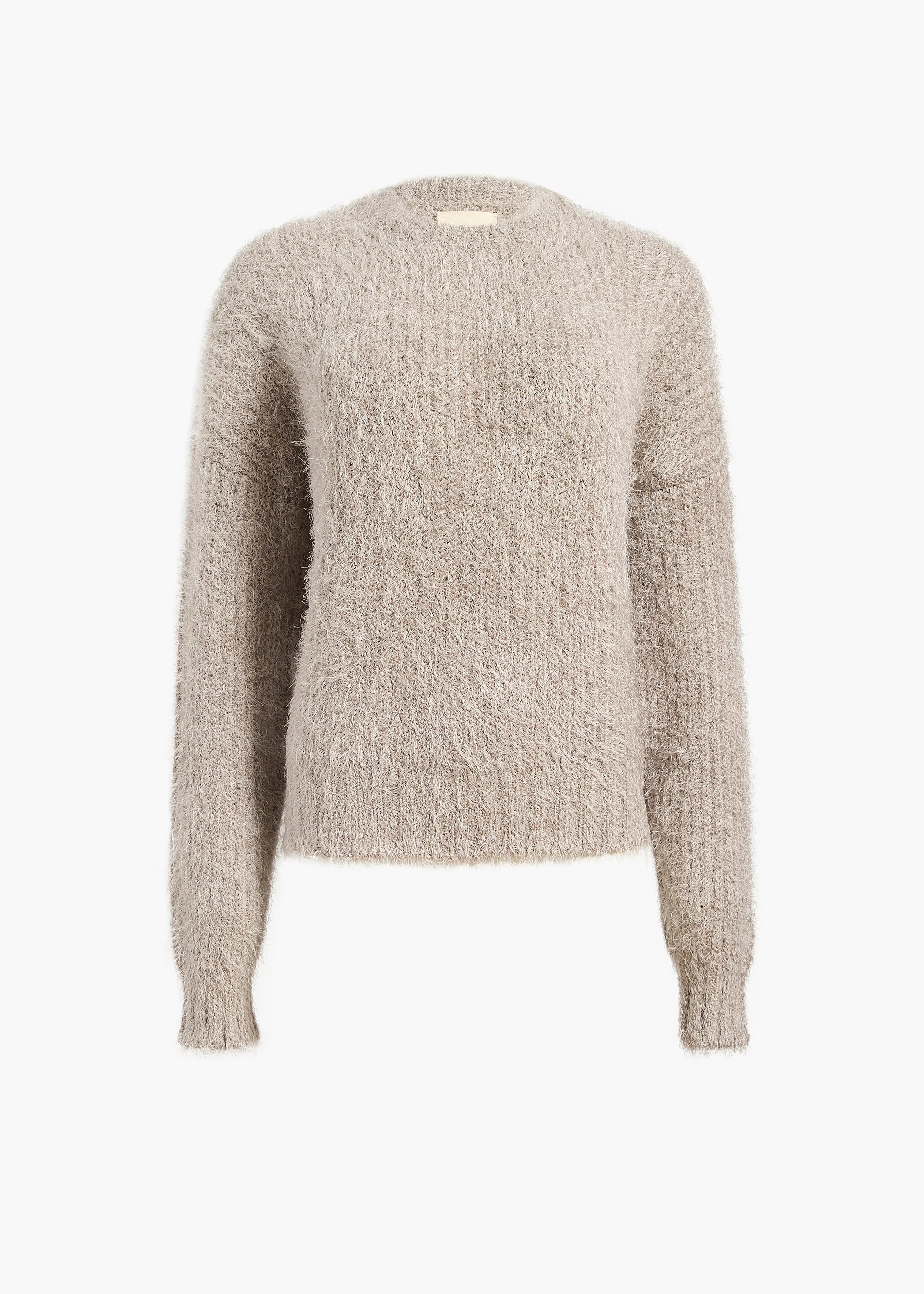Manuela Sweater in Light Taupe sold by KHAITE