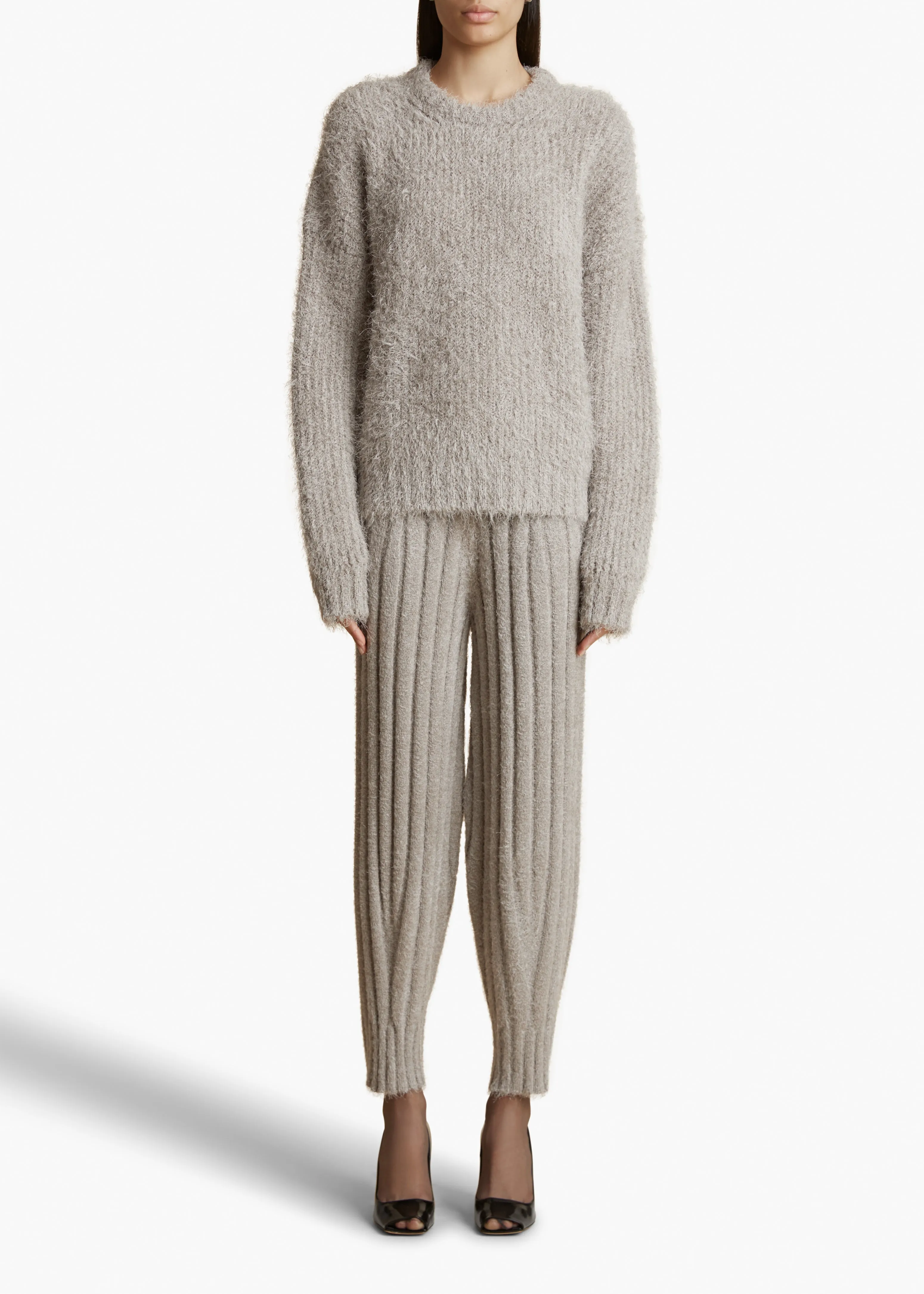 Manuela Sweater in Light Taupe sold by KHAITE product image thumbnail 2