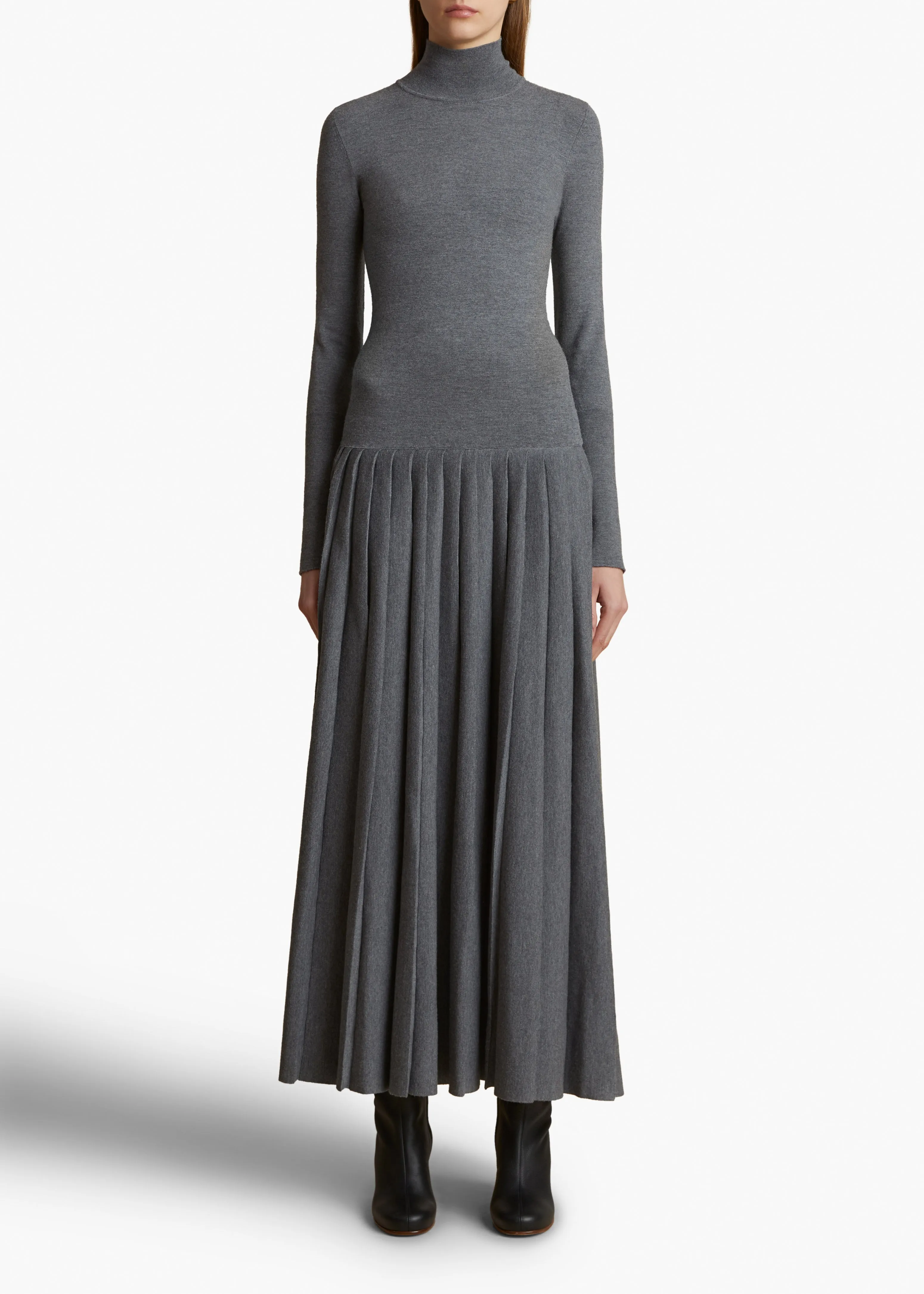 Lisette Dress in Sterling sold by KHAITE product image thumbnail 3