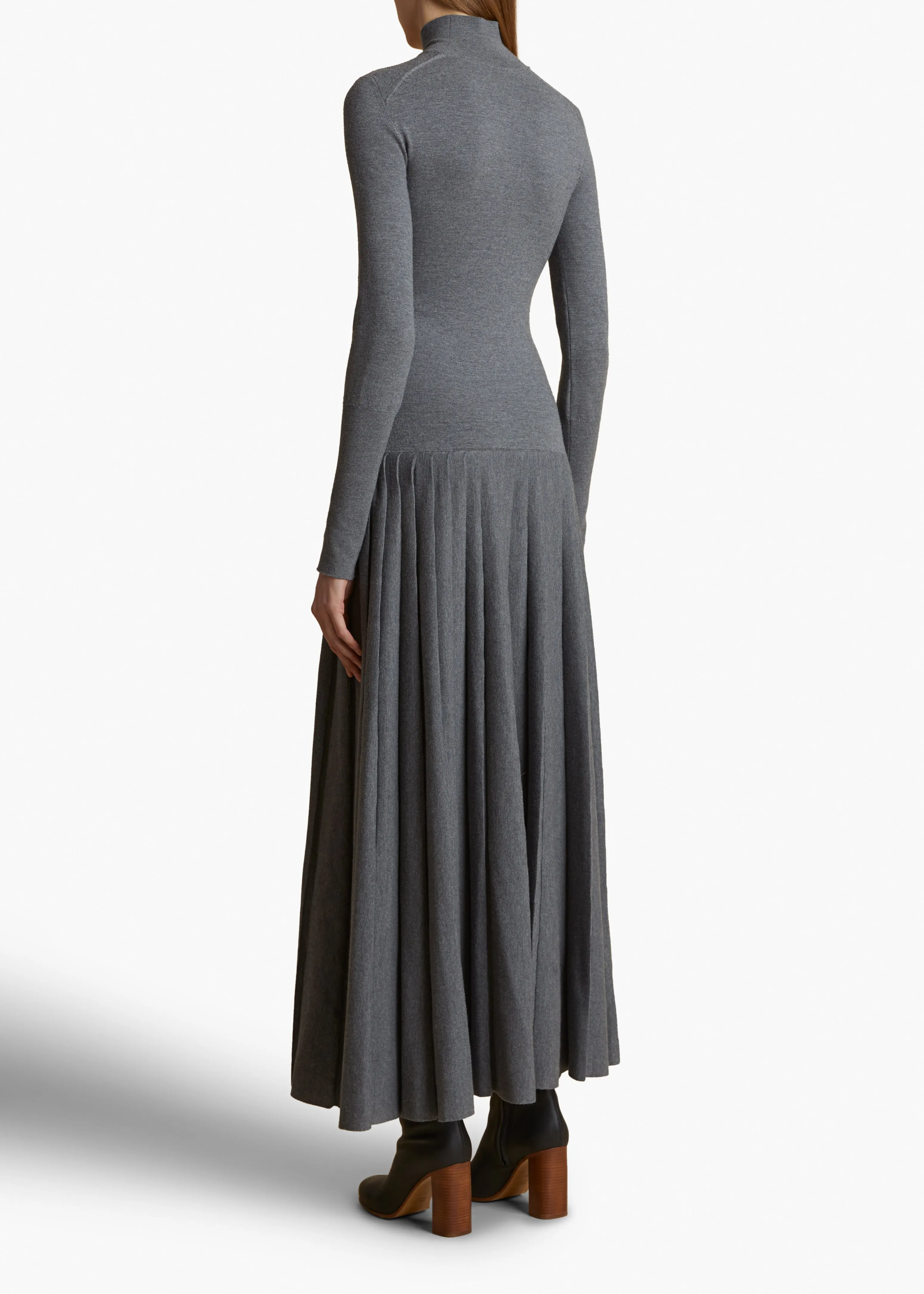 Lisette Dress in Sterling sold by KHAITE product image thumbnail 4