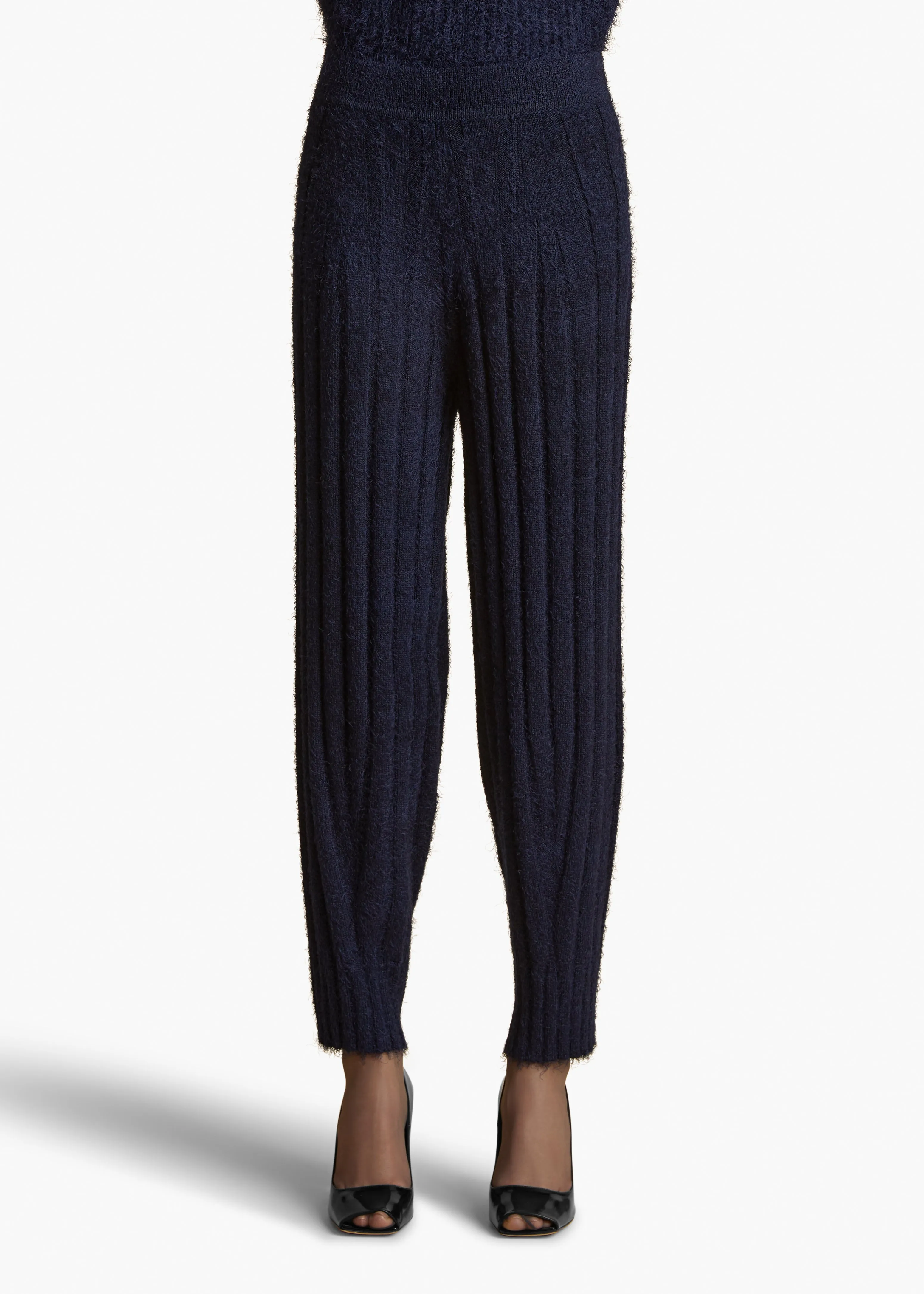 Gabriele Pant in Navy sold by KHAITE product image thumbnail 3