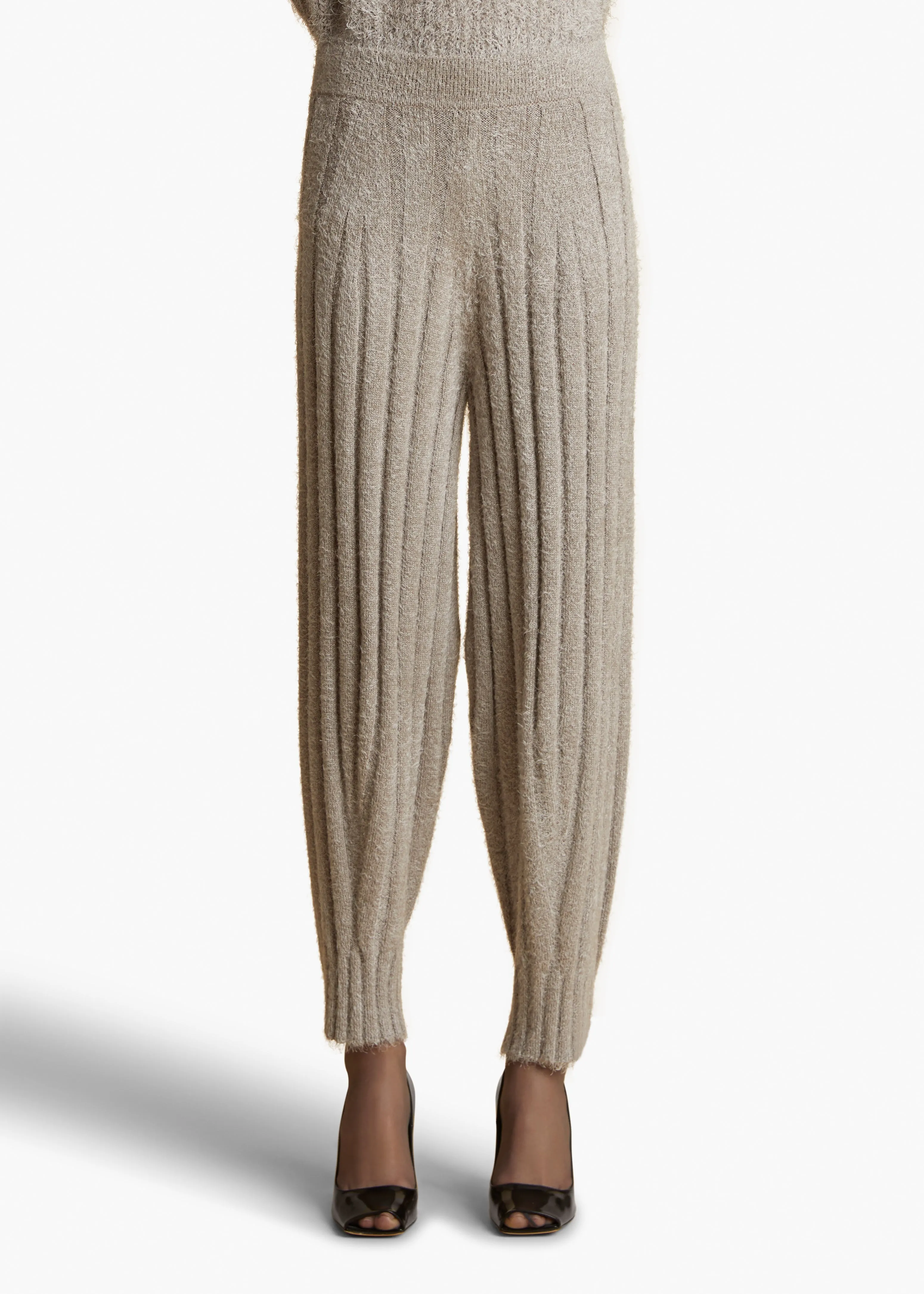 Gabriele Pant in Light Taupe sold by KHAITE product image thumbnail 3