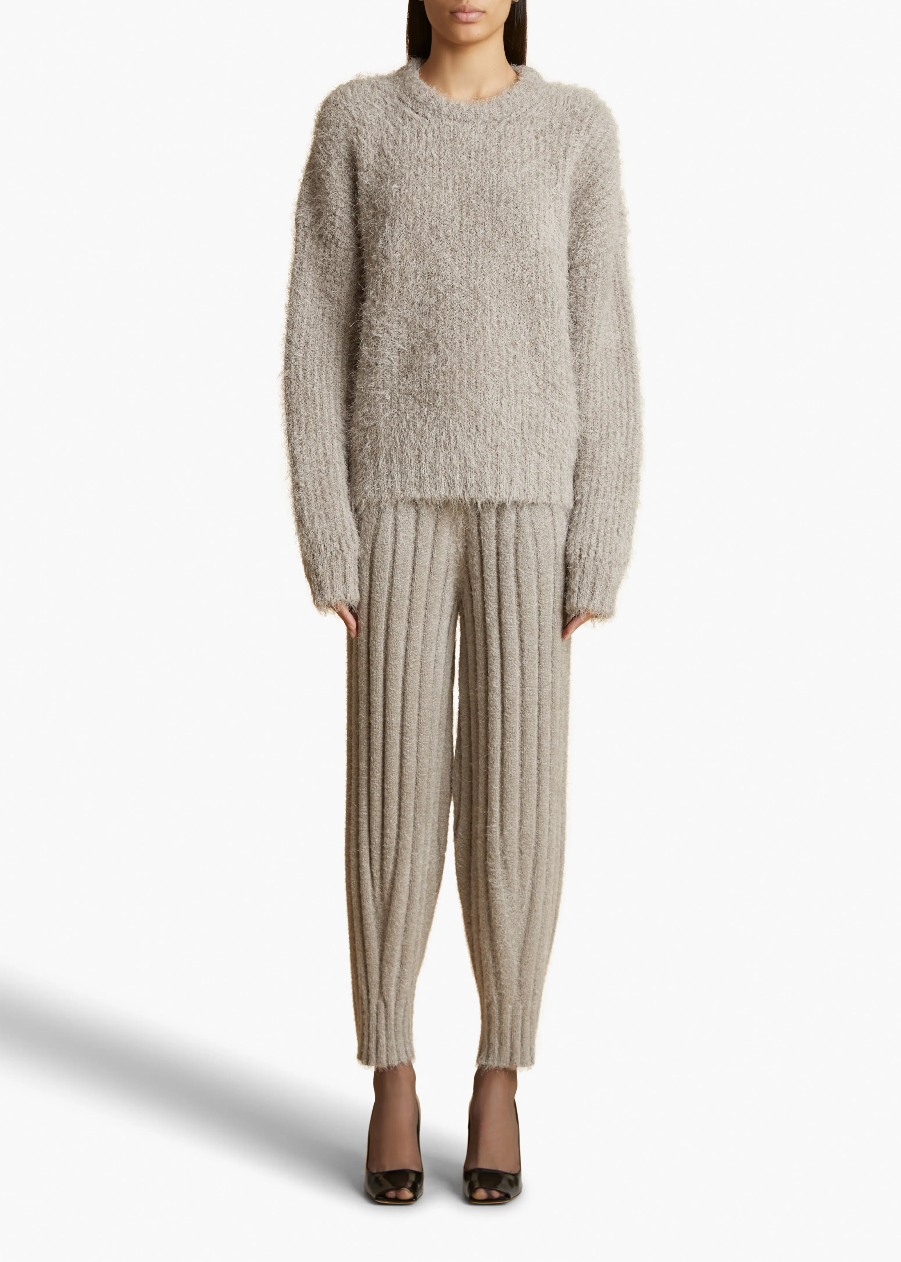 Gabriele Pant in Light Taupe sold by KHAITE product image thumbnail 2