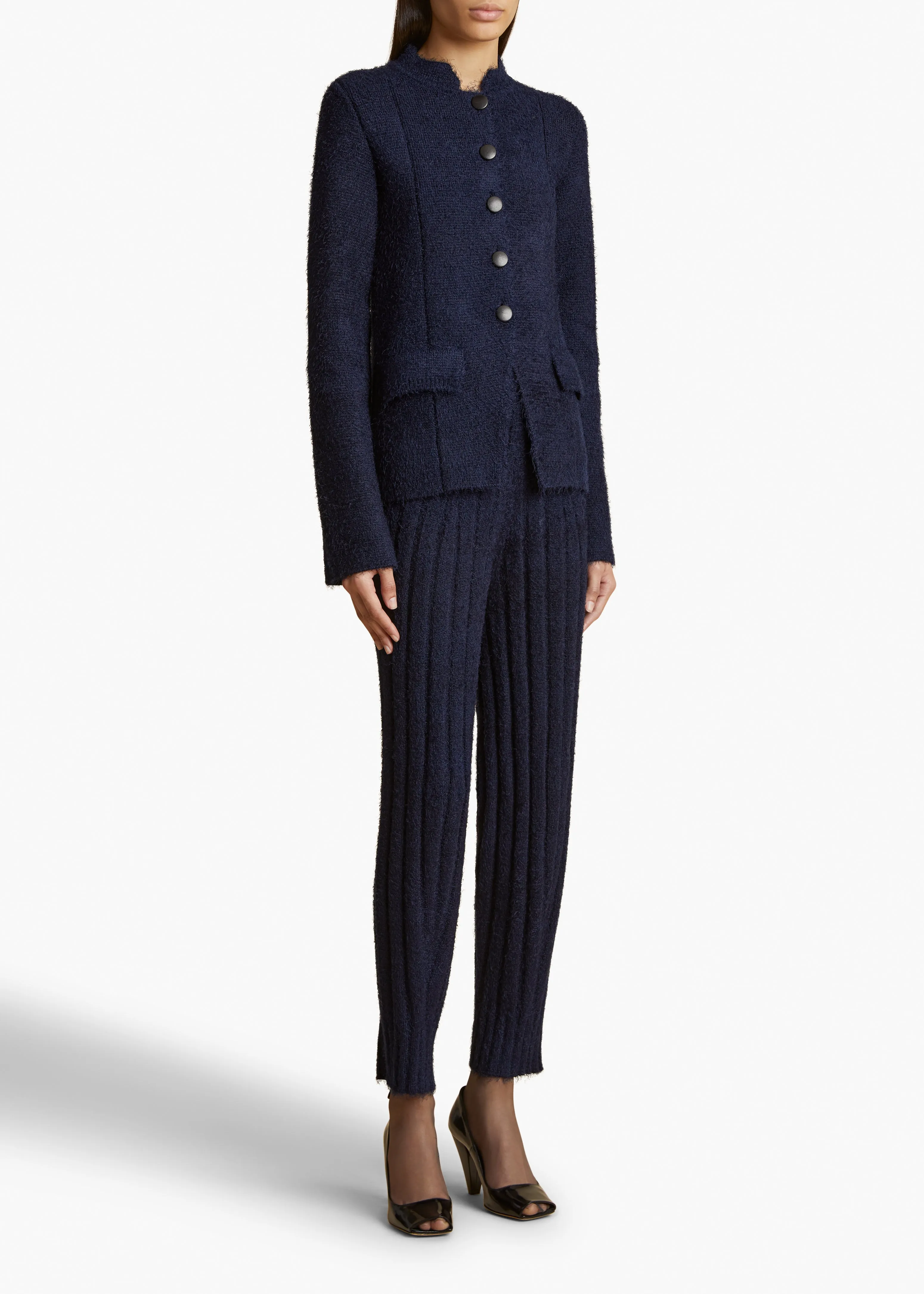Aeson Jacket in Navy sold by KHAITE product image thumbnail 2