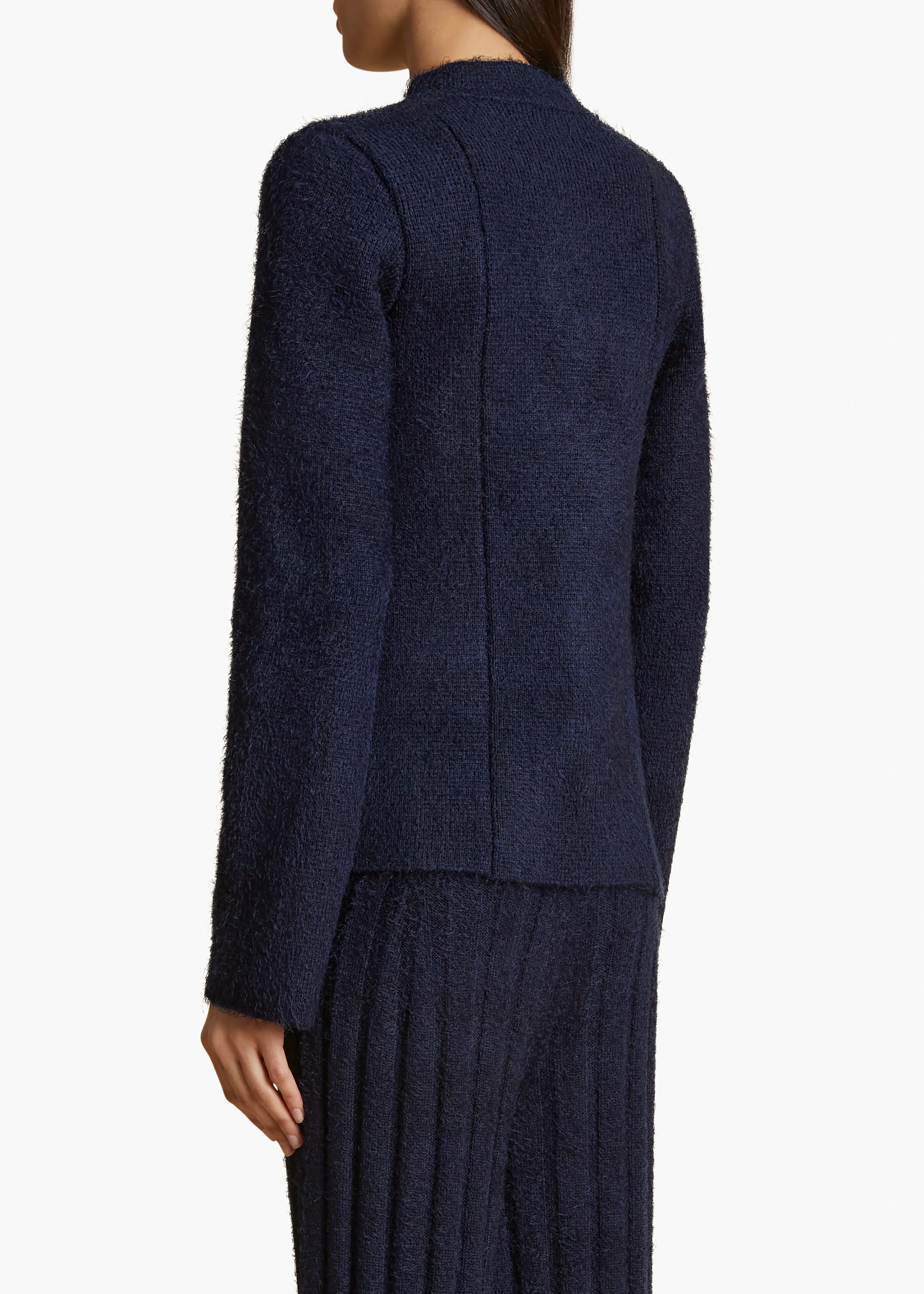 Aeson Jacket in Navy sold by KHAITE product image thumbnail 4
