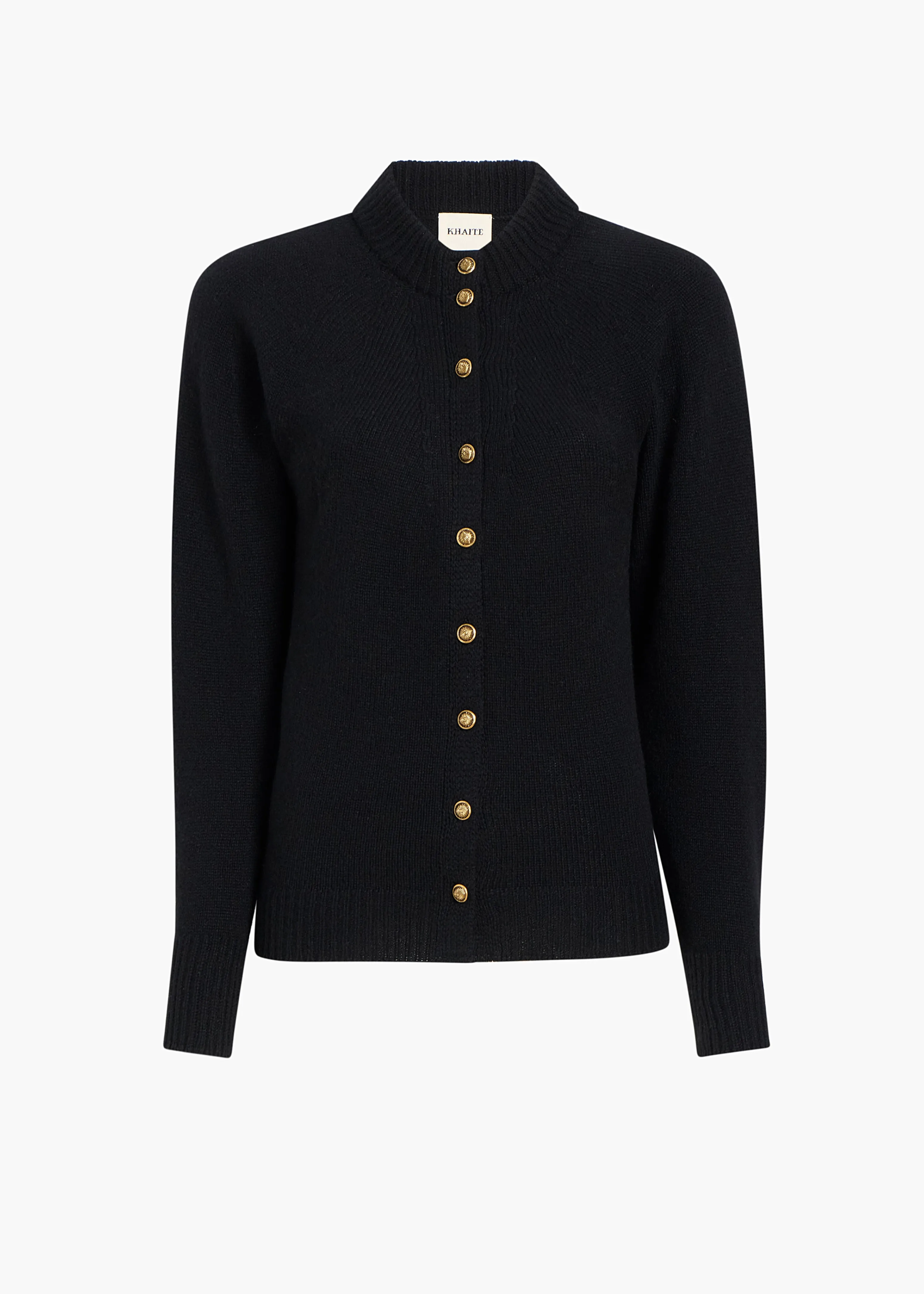 Ambre Cardigan in Black sold by KHAITE