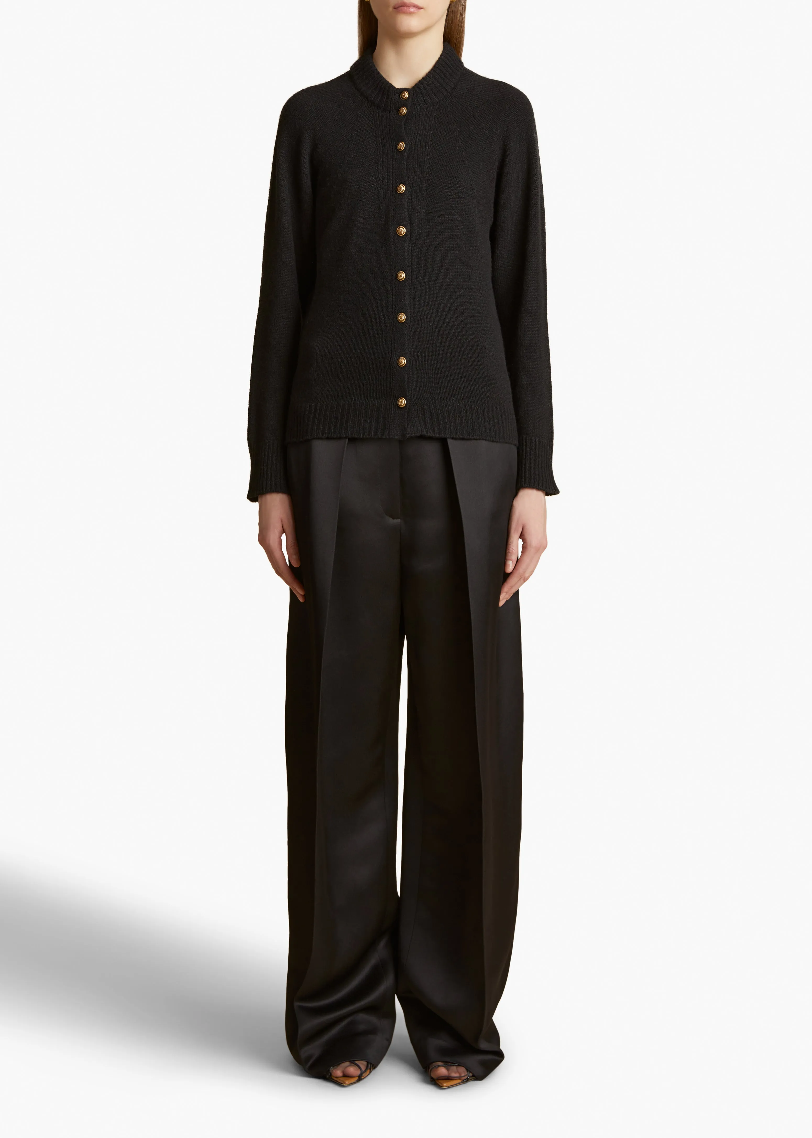 Ambre Cardigan in Black sold by KHAITE product image thumbnail 2