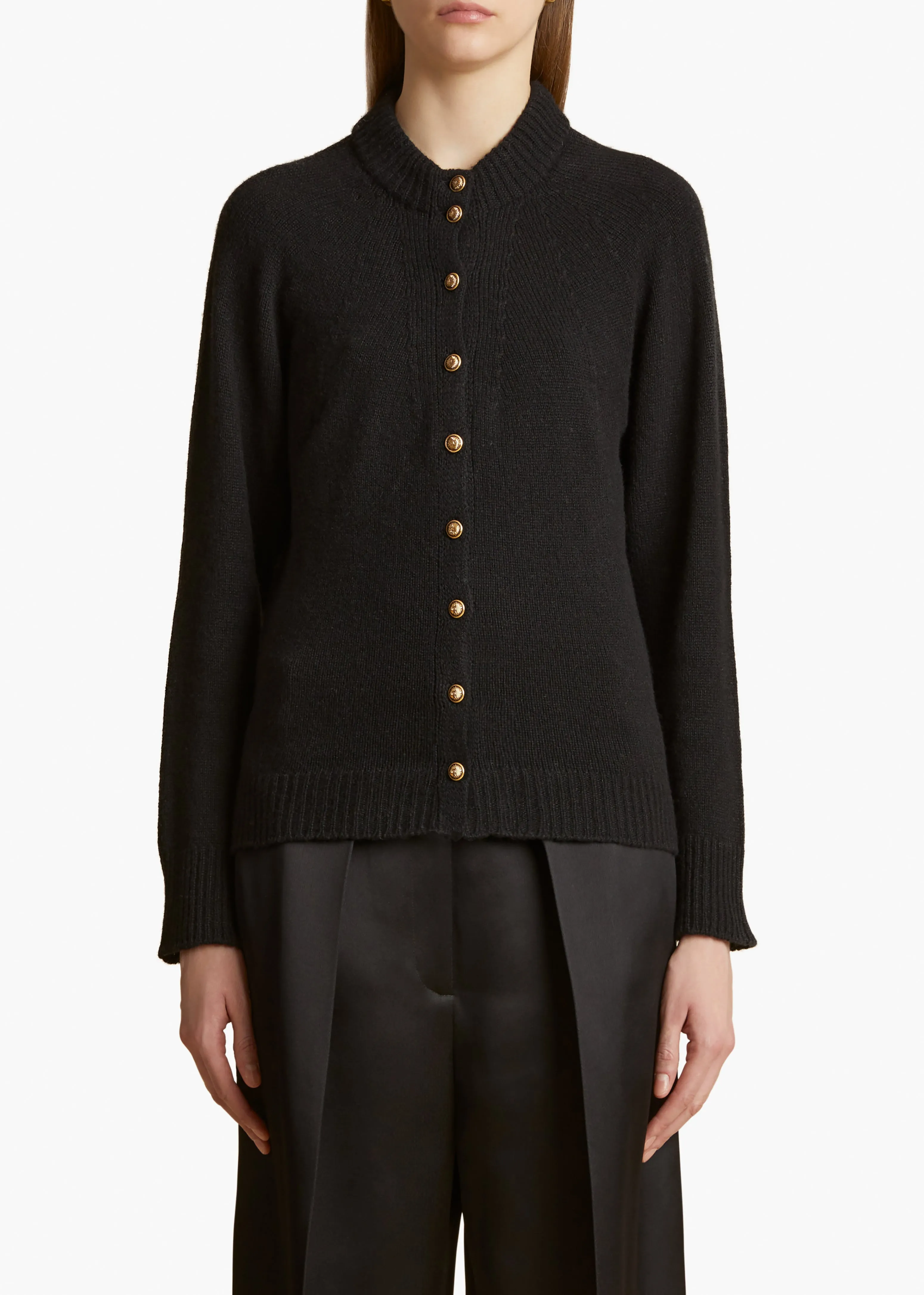 Ambre Cardigan in Black sold by KHAITE product image thumbnail 3