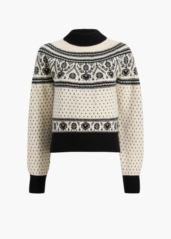 Guy Sweater in Neutral Multi sold by KHAITE