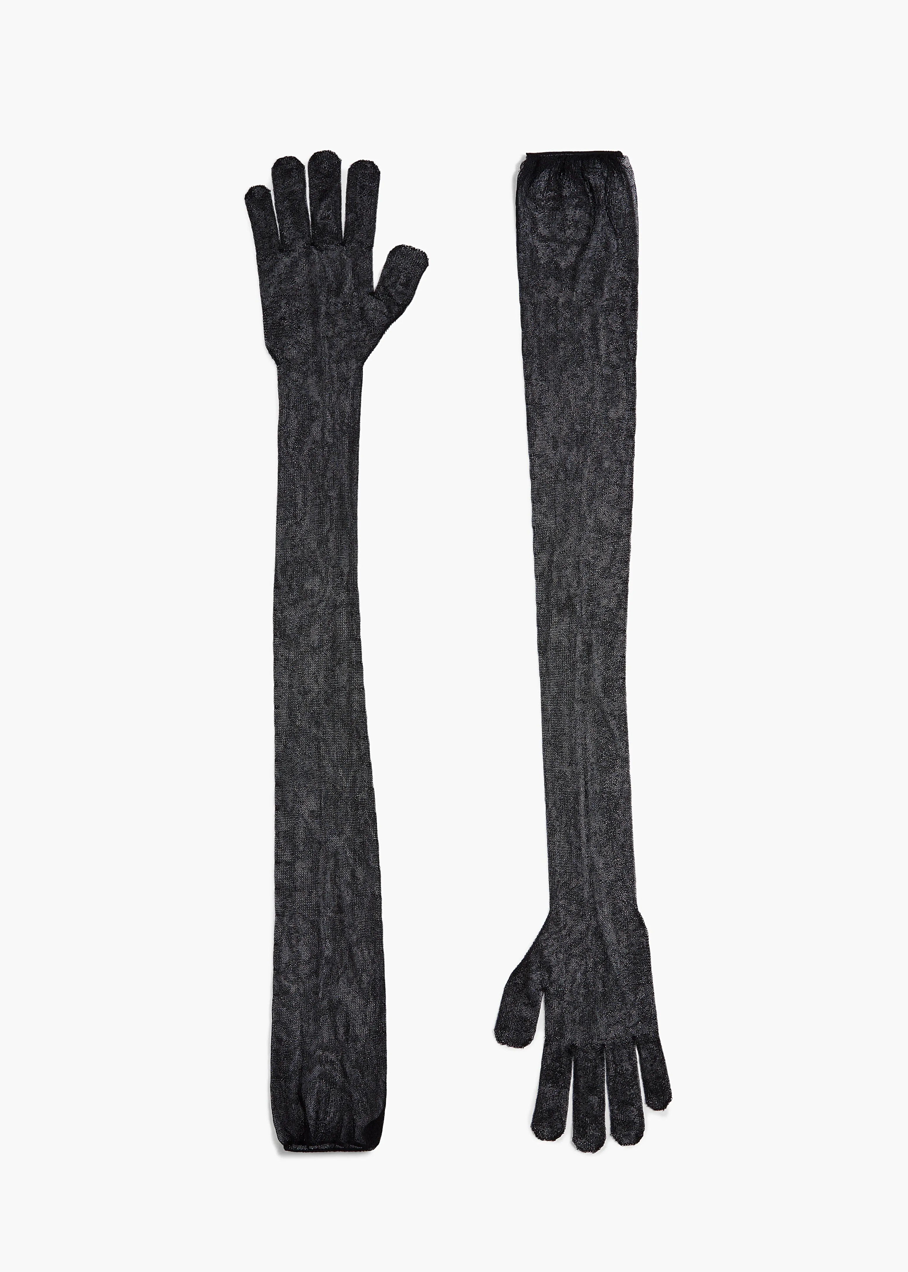 Rouen Glove in Black sold by KHAITE