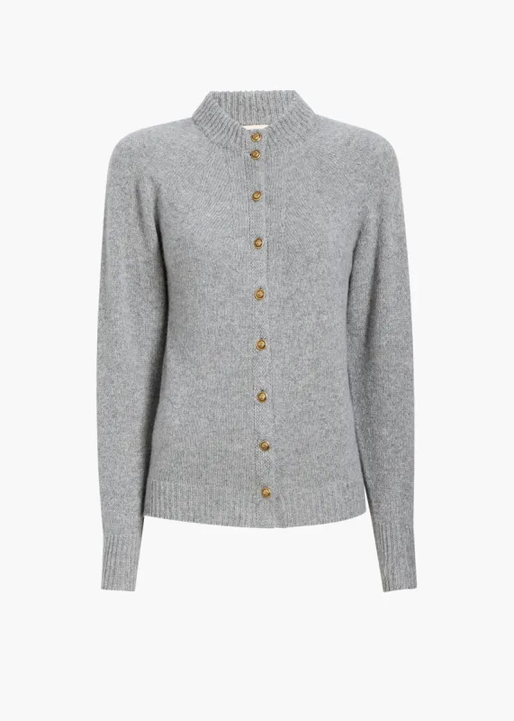 Ambre Cardigan in Granite sold by KHAITE