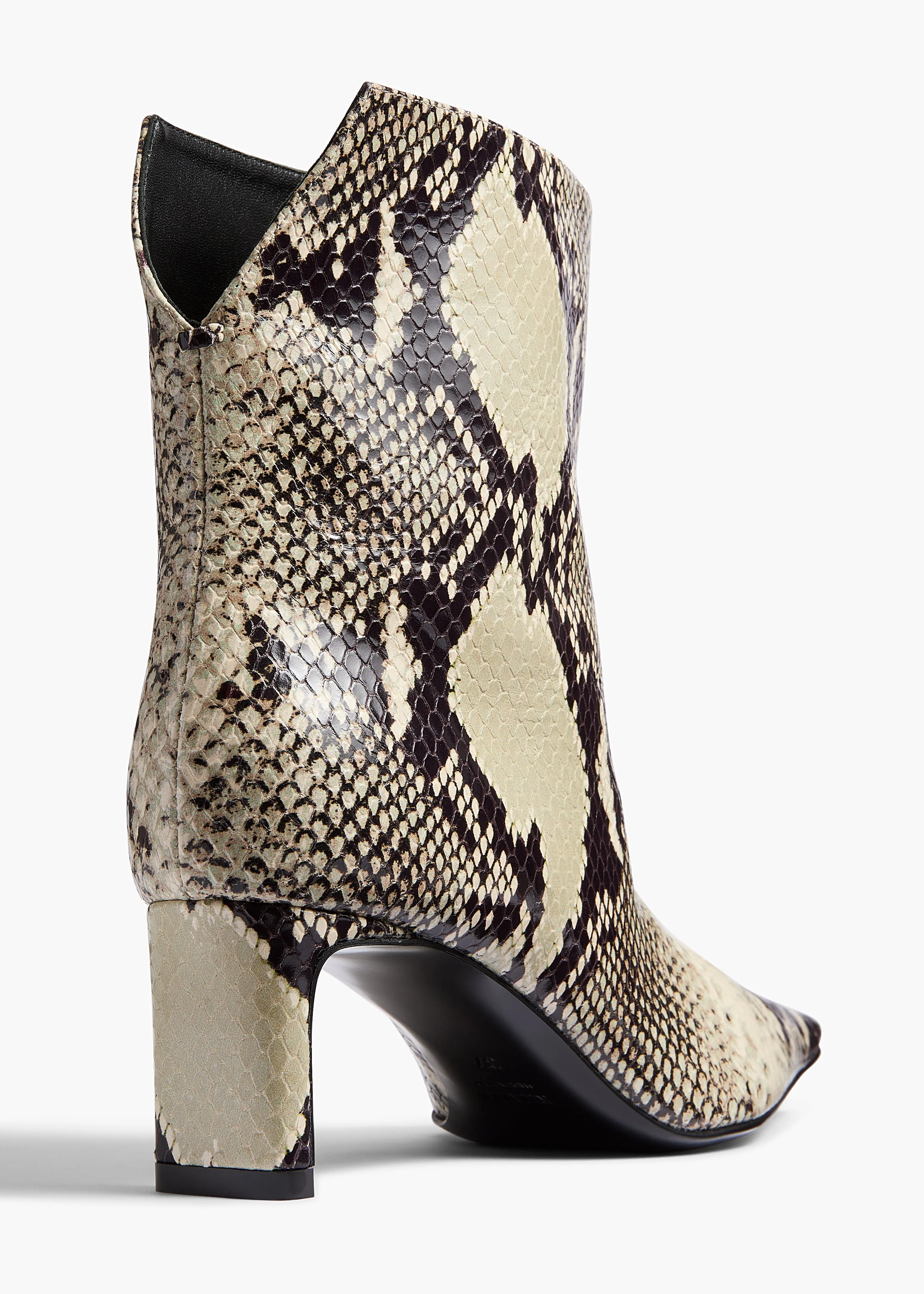 Ona Ankle Boot in Natural Python-Embossed Leather sold by KHAITE product image thumbnail 3