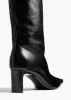 Ona Knee-High Boot in Black Glazed Leather sold by KHAITE