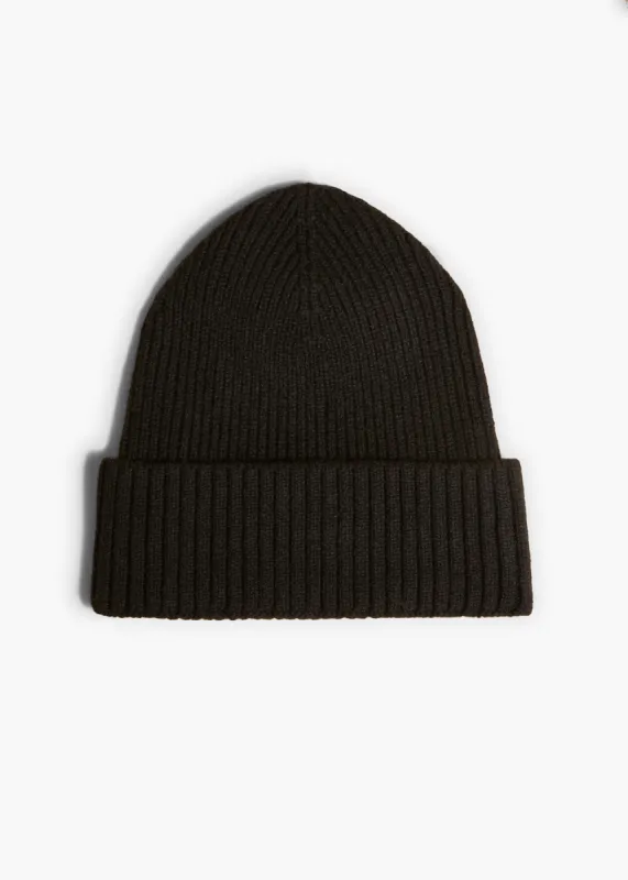 Adro Beanie in Black sold by KHAITE