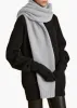 Blanc Scarf in Warm Grey sold by KHAITE