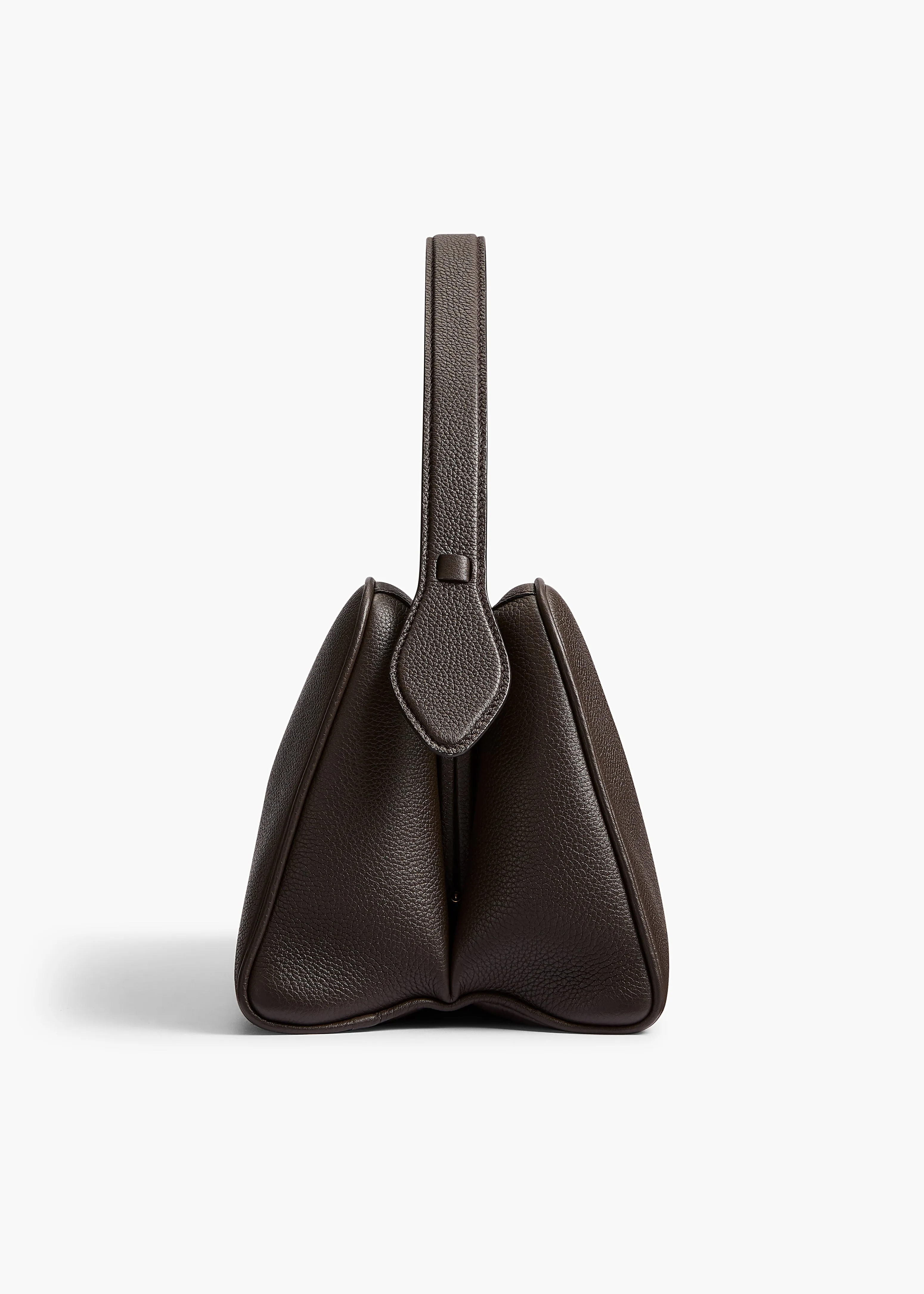 Cate Bag in Dark Brown Pebbled Leather sold by KHAITE product image thumbnail 3