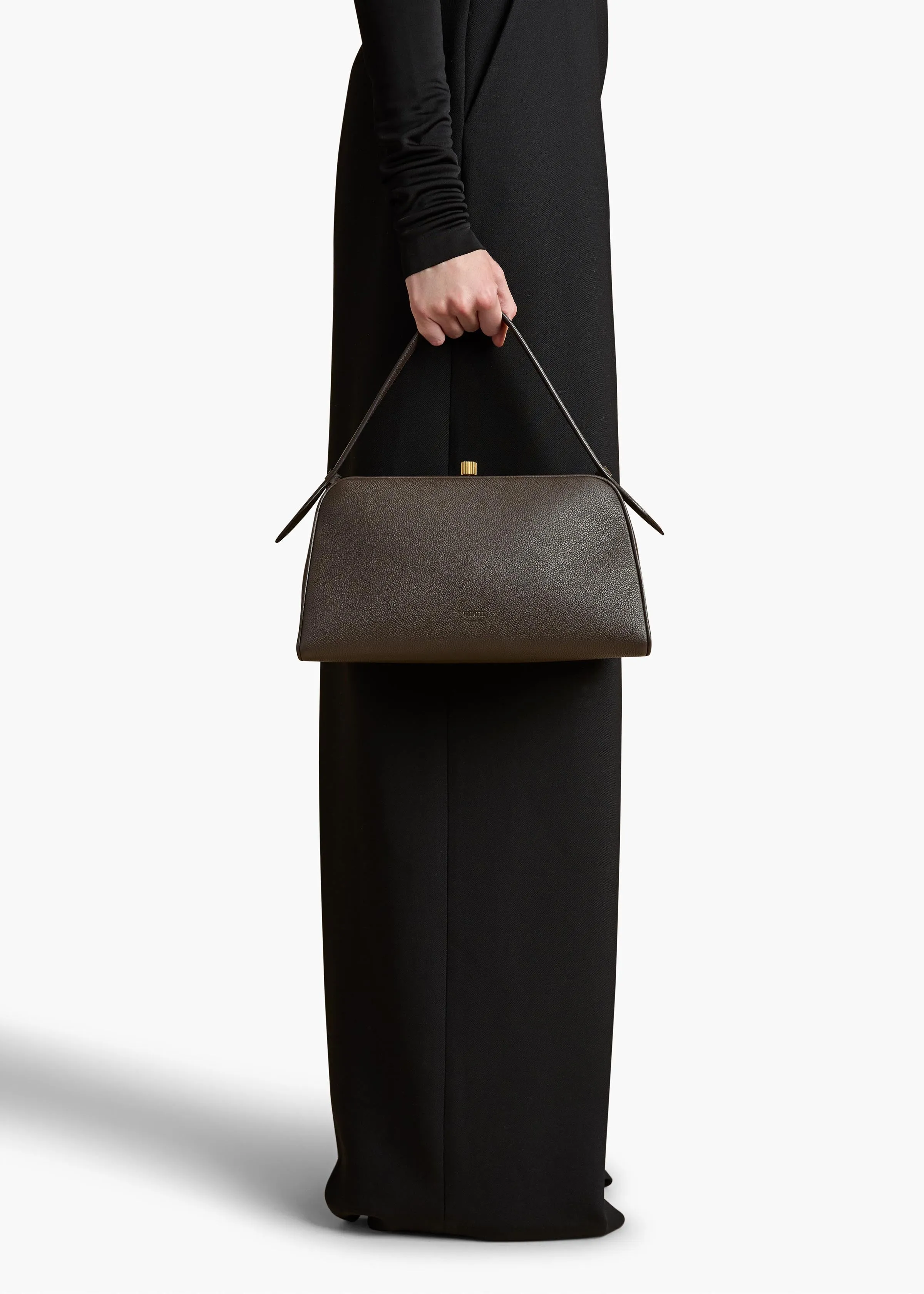 Cate Bag in Dark Brown Pebbled Leather sold by KHAITE product image thumbnail 5