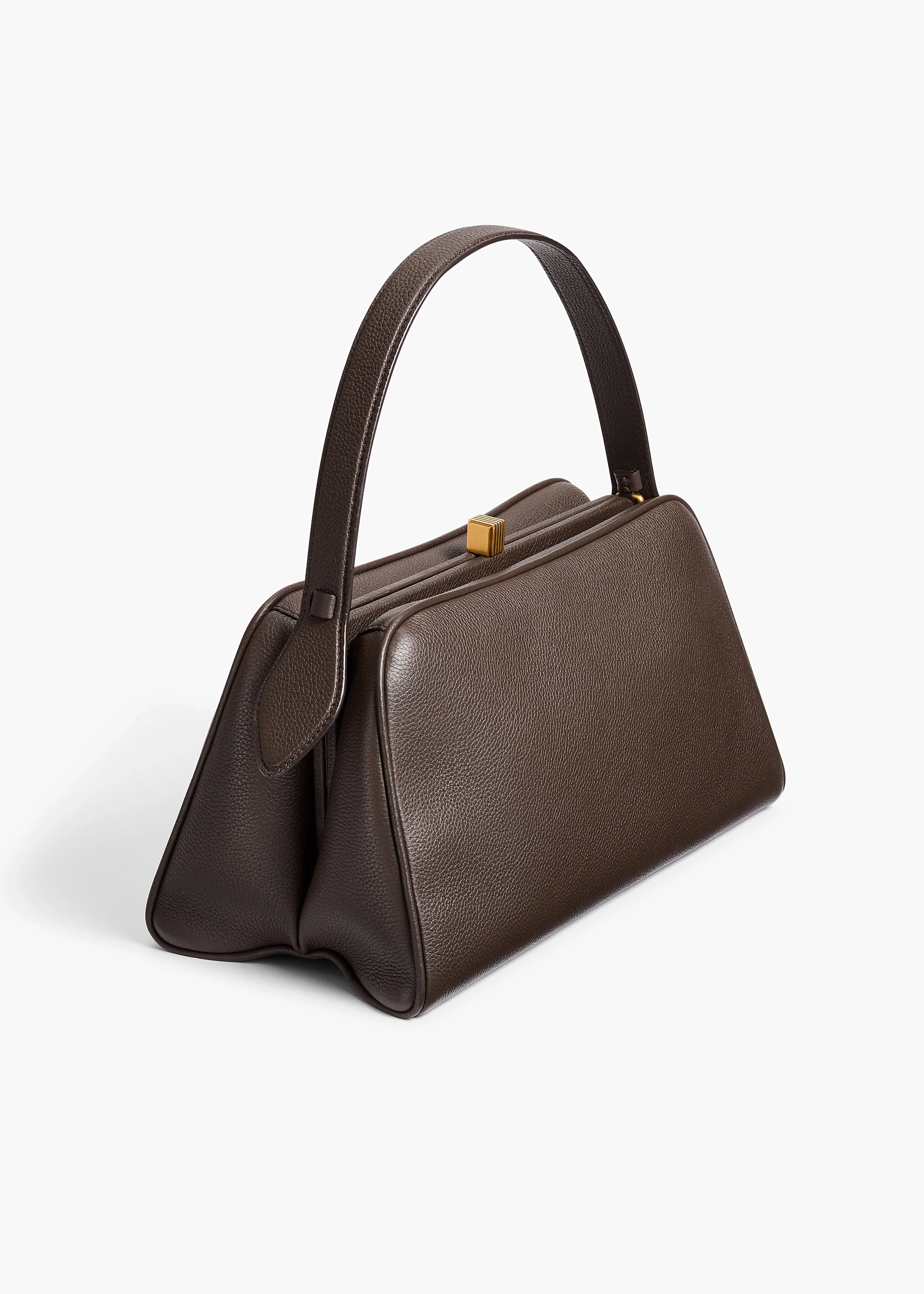 Cate Bag in Dark Brown Pebbled Leather sold by KHAITE product image thumbnail 2