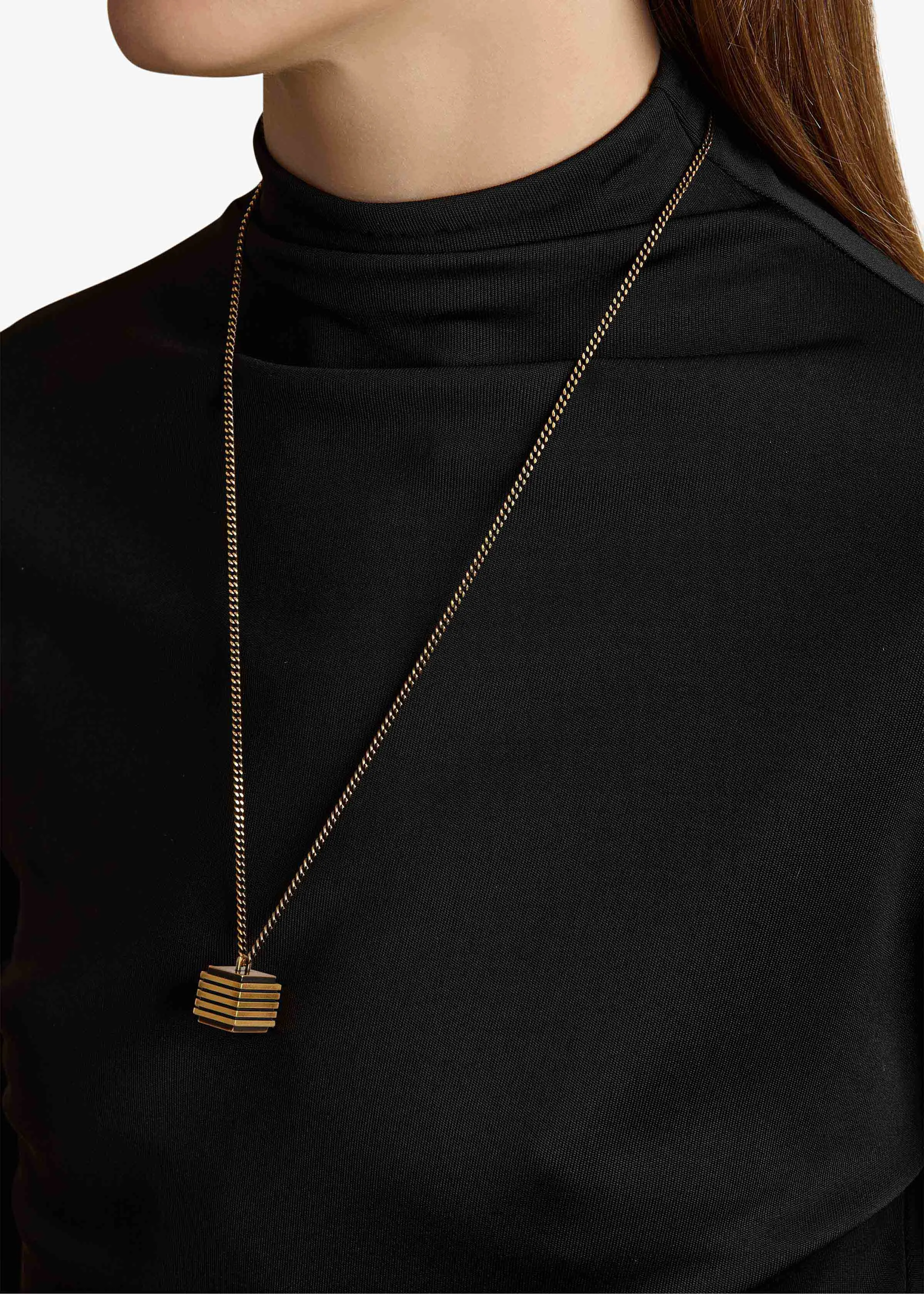 Elia Necklace in Antique Gold sold by KHAITE product image thumbnail 3