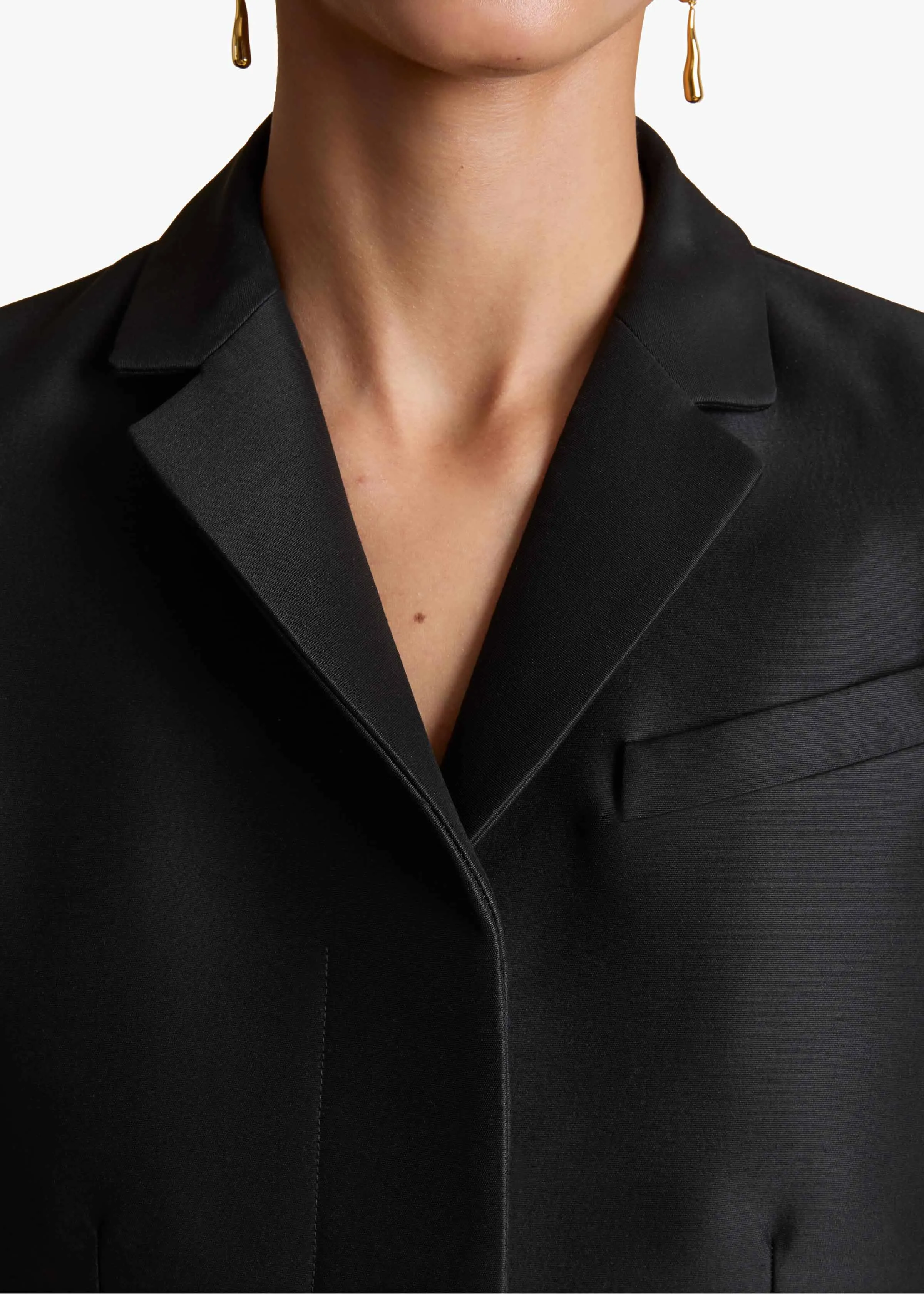 Crittan Jacket in Black sold by KHAITE product image thumbnail 5