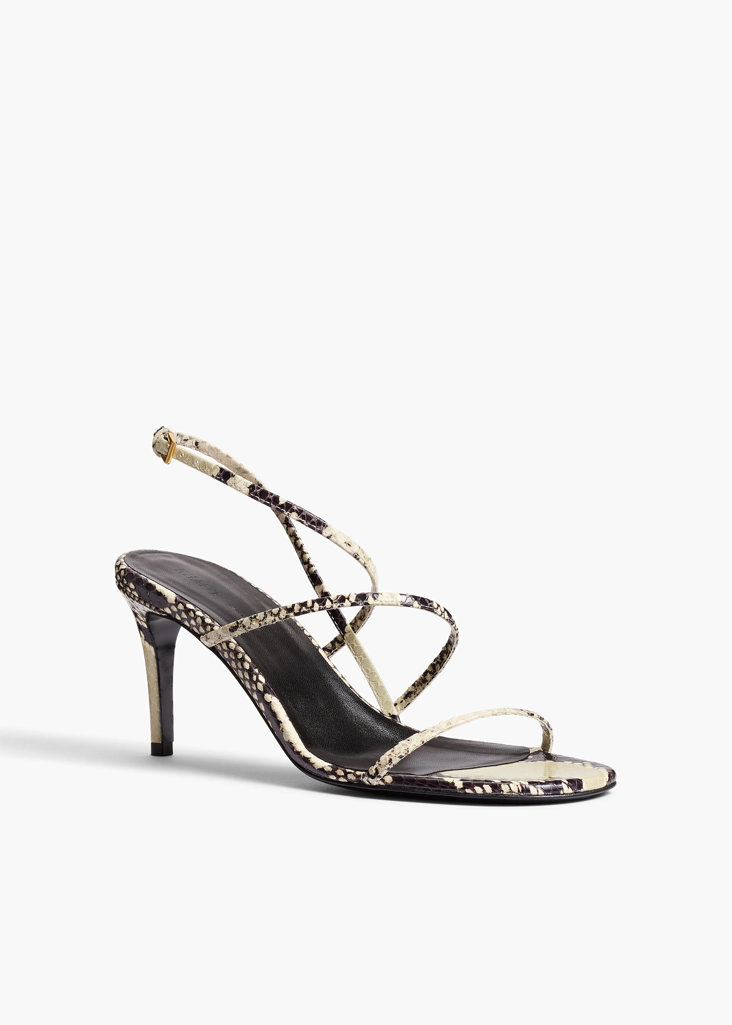 Loop Sandal in Natural Python-Embossed Leather sold by KHAITE product image thumbnail 2