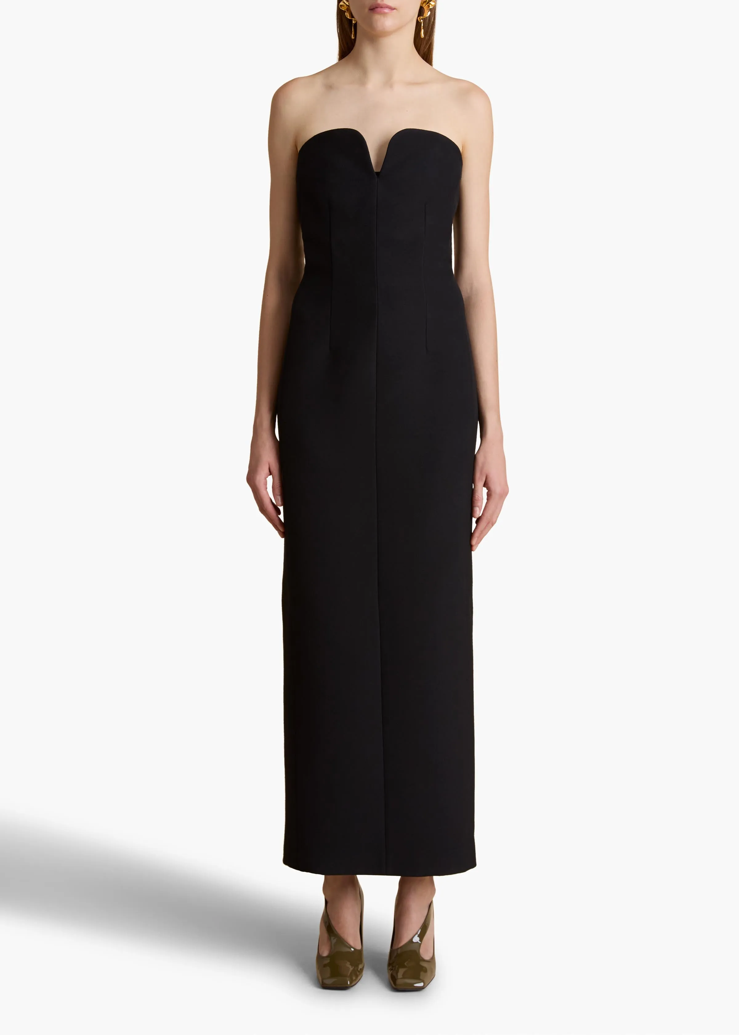 Yao Dress in Black sold by KHAITE product image thumbnail 3