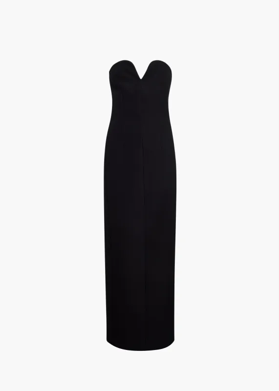 Yao Dress in Black sold by KHAITE