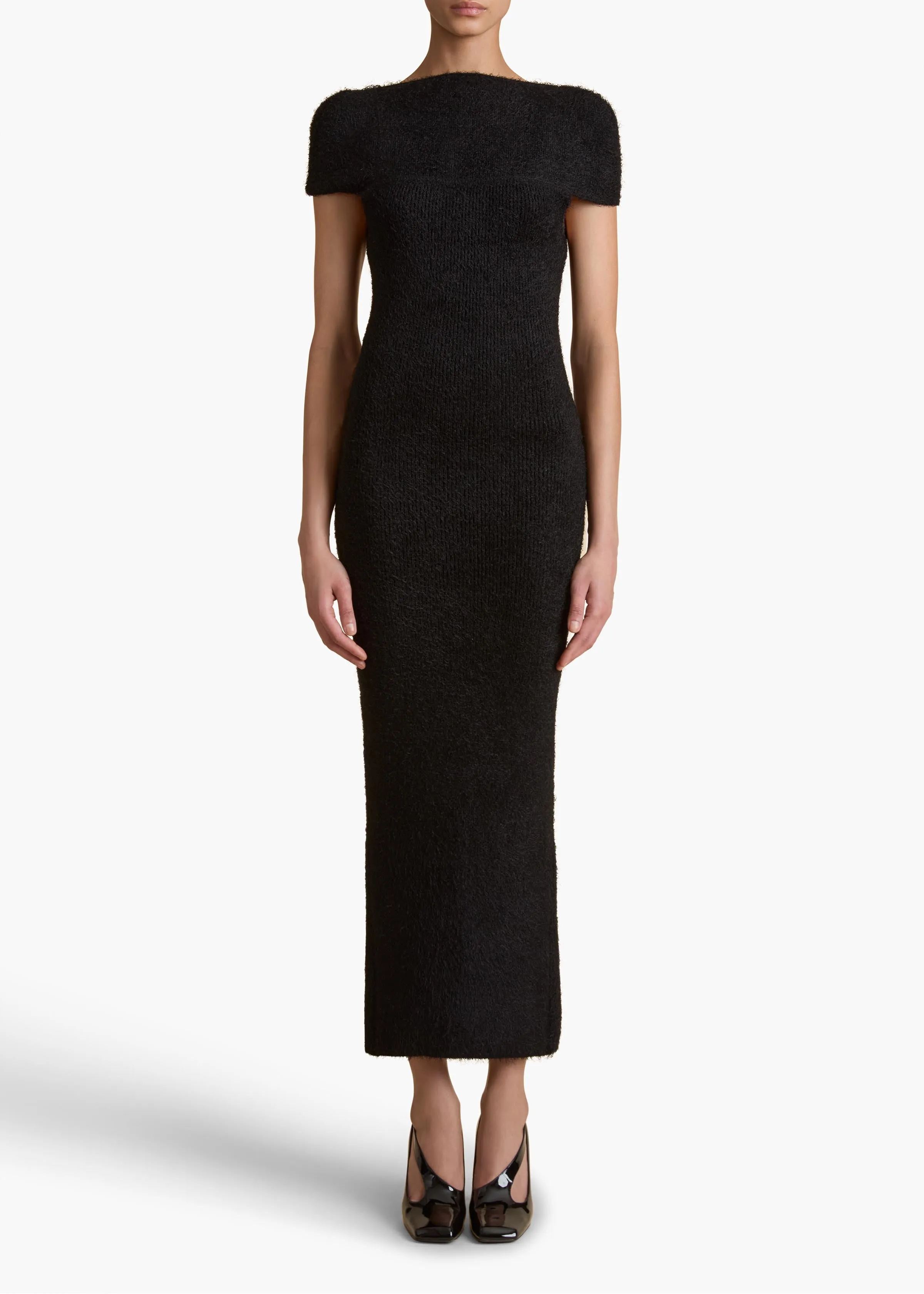 Paola Dress in Black sold by KHAITE product image thumbnail 3