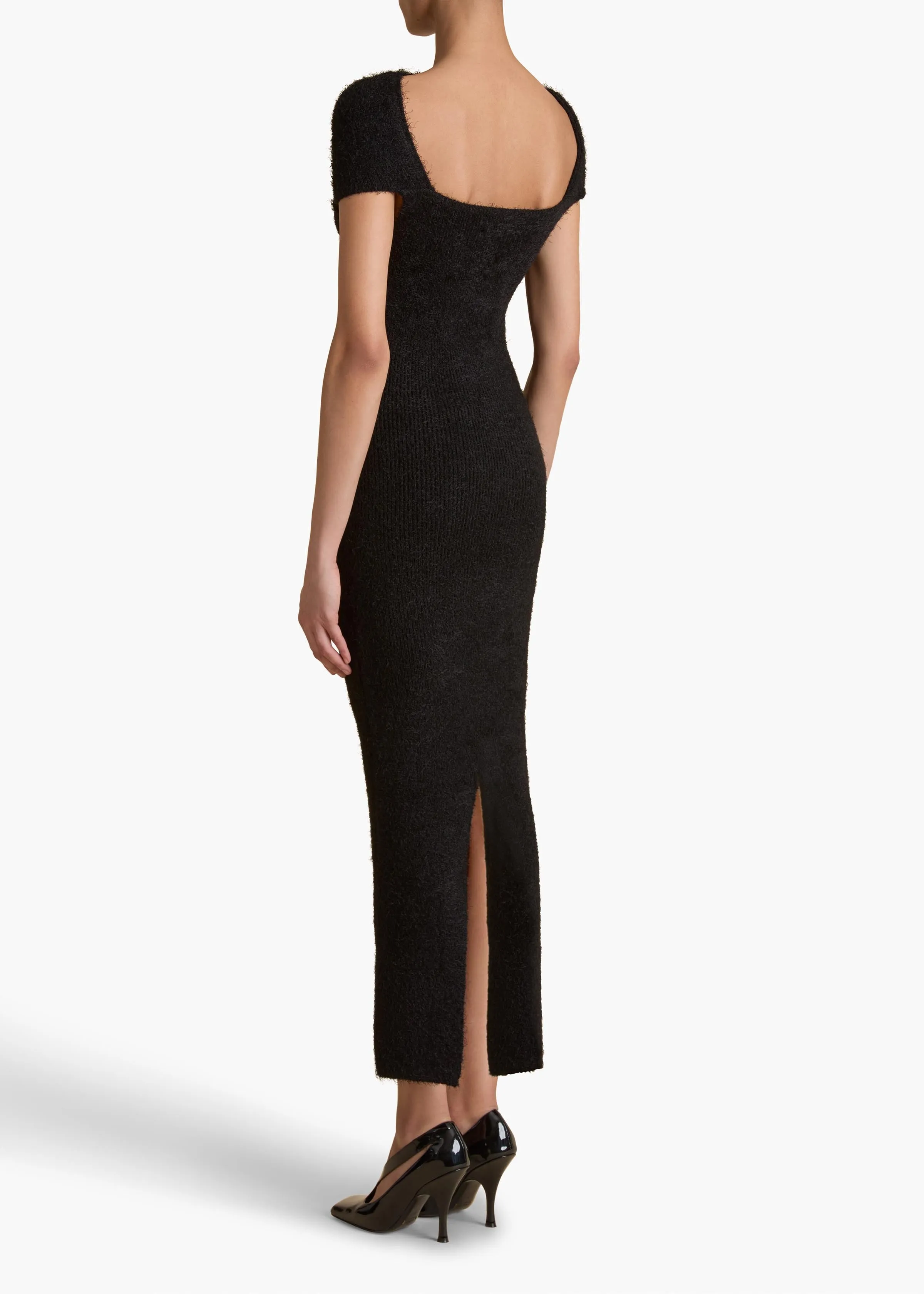 Paola Dress in Black sold by KHAITE product image thumbnail 4