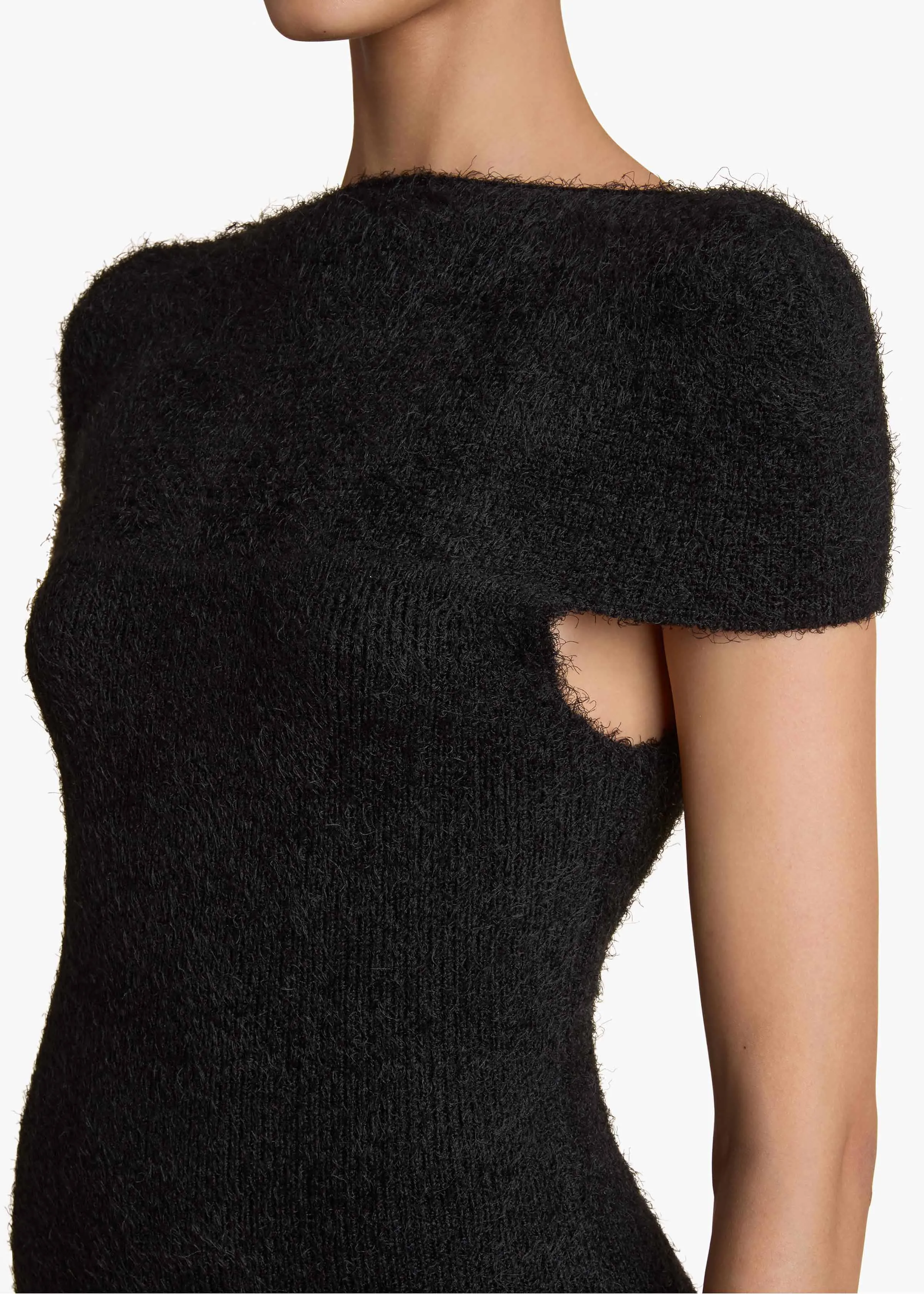 Paola Dress in Black sold by KHAITE product image thumbnail 5